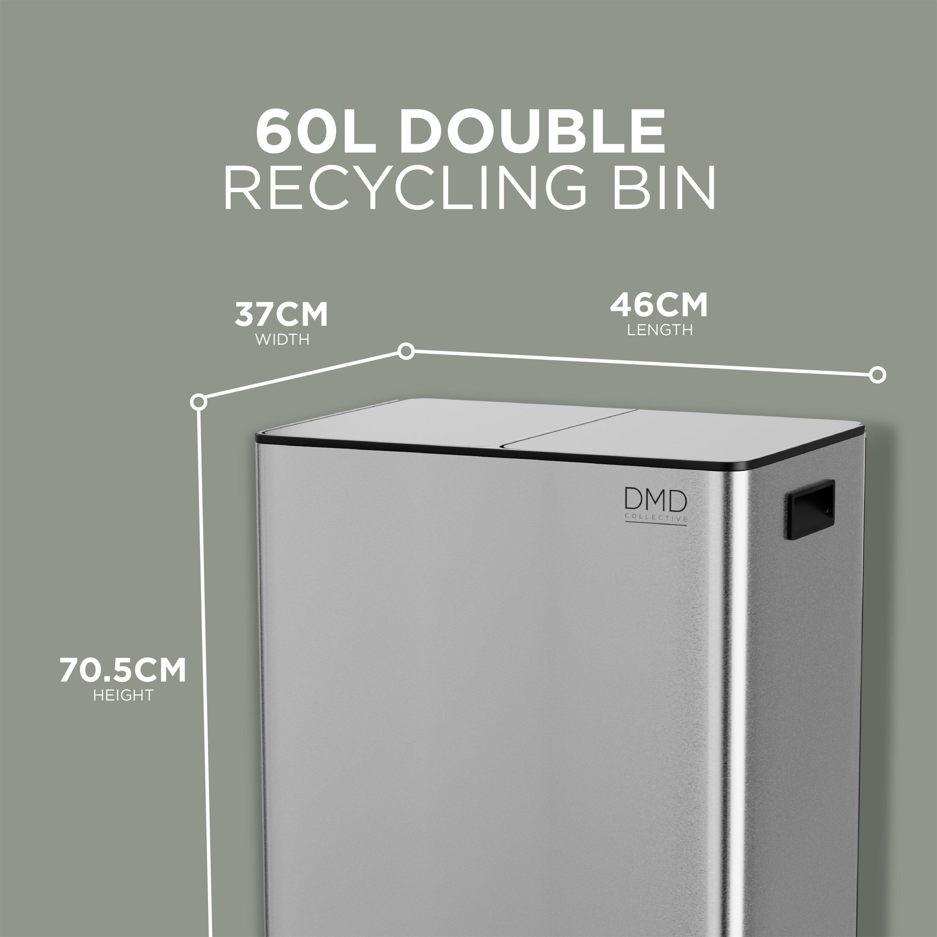Stainless Steel - DMD Collective - 60L STAINLESS STEEL BIN - 2