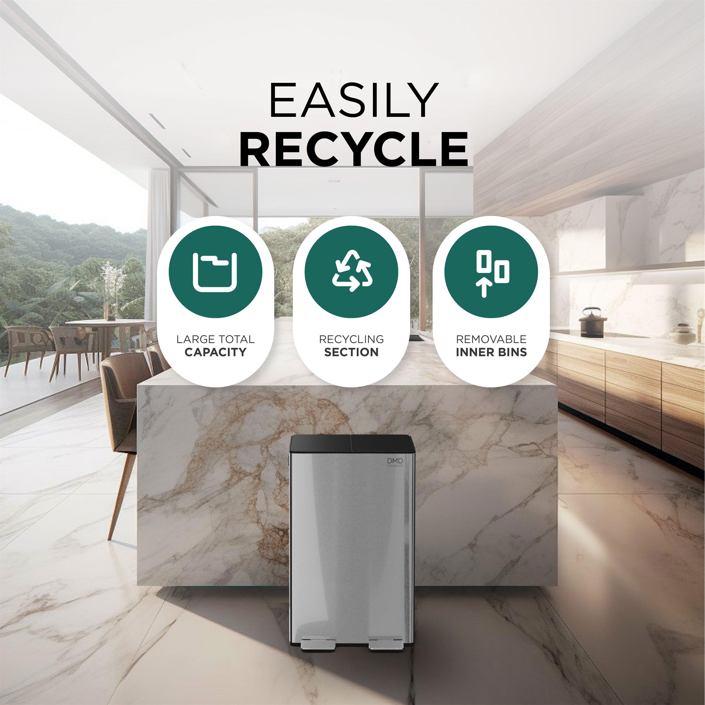 Stainless Steel - DMD Collective - 60L STAINLESS STEEL BIN - 3