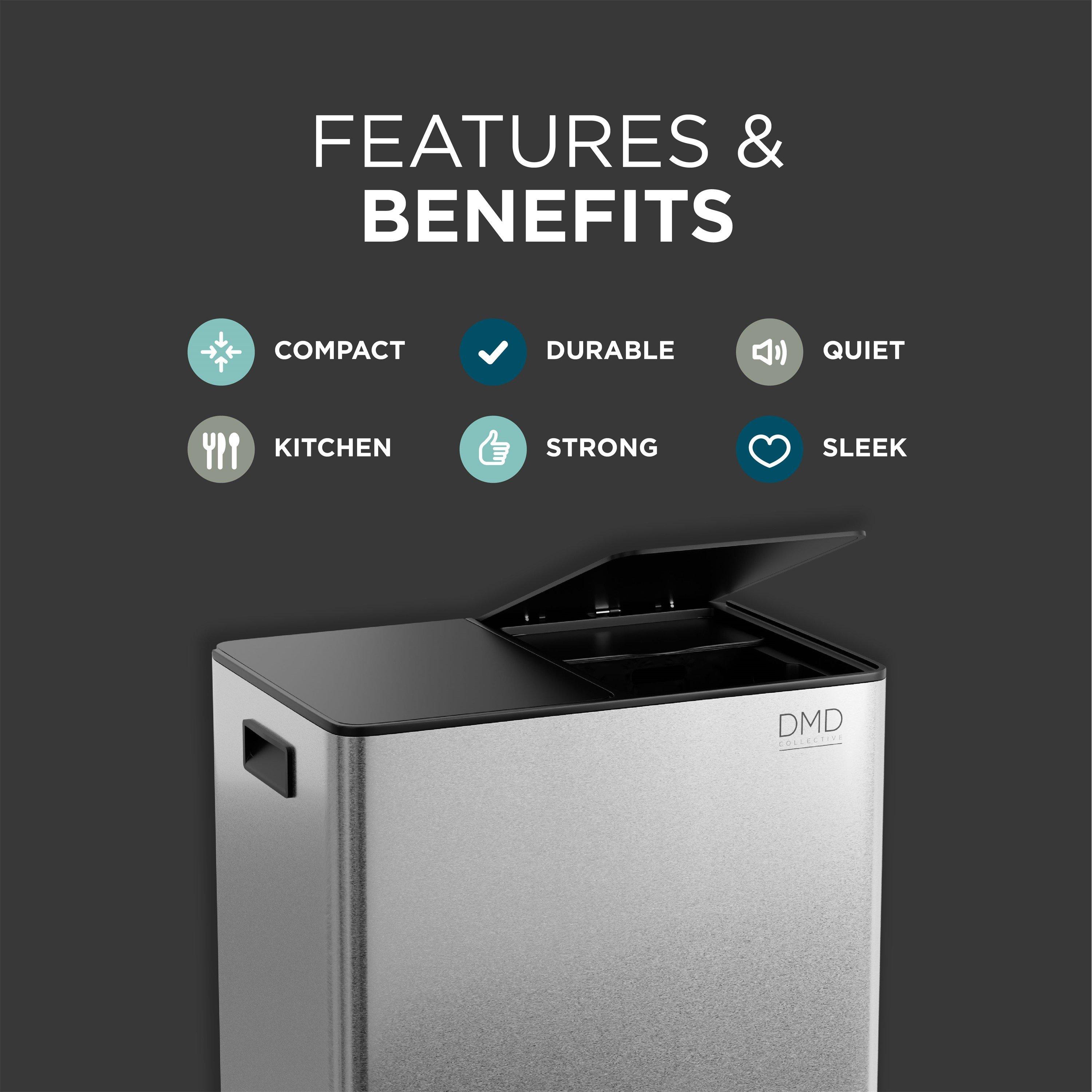 Stainless Steel - DMD Collective - 60L STAINLESS STEEL BIN - 6