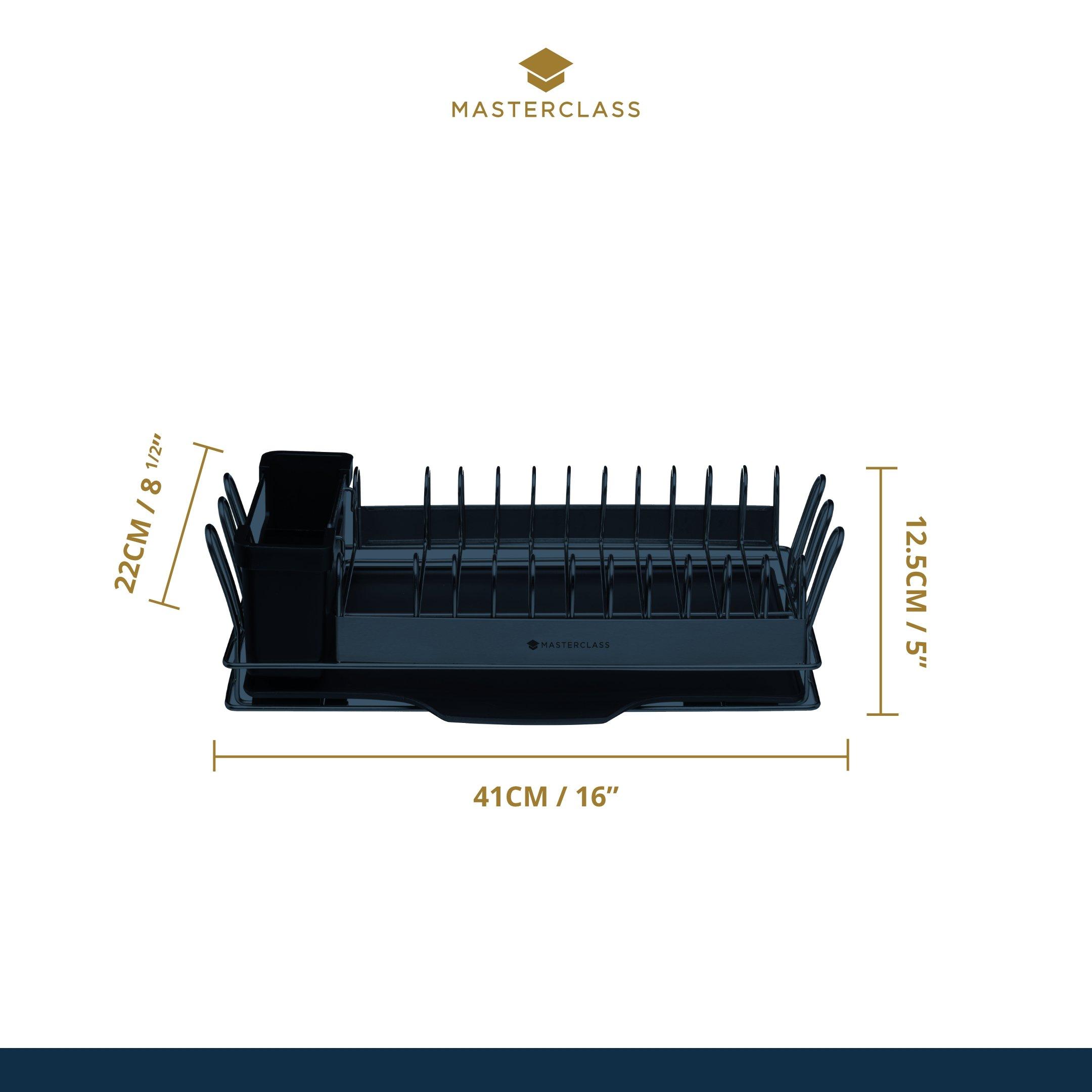 Silver - MasterClass - Compact Stainless Steel Dish Drainer - 4