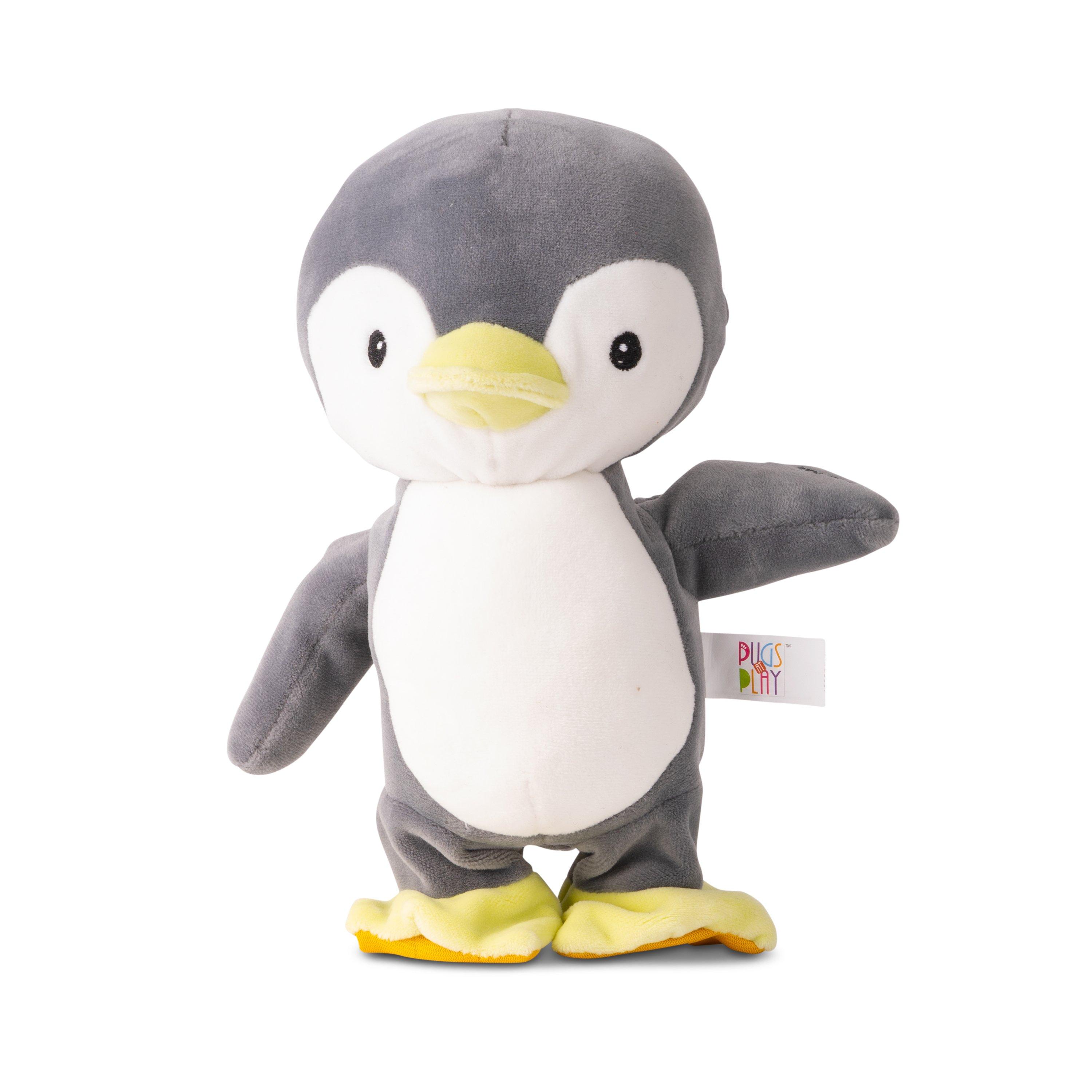 Pugs At Play  Kids Snowy Walking & Talking Penguin Interactive Plush - 