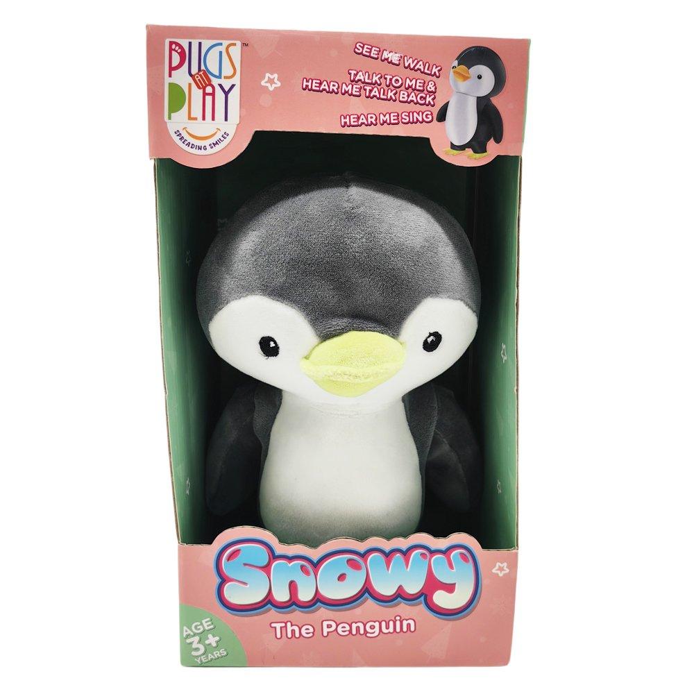 Multi - Pugs at Play - Snowy Walking & Talking Penguin Interactive Plush - 7
