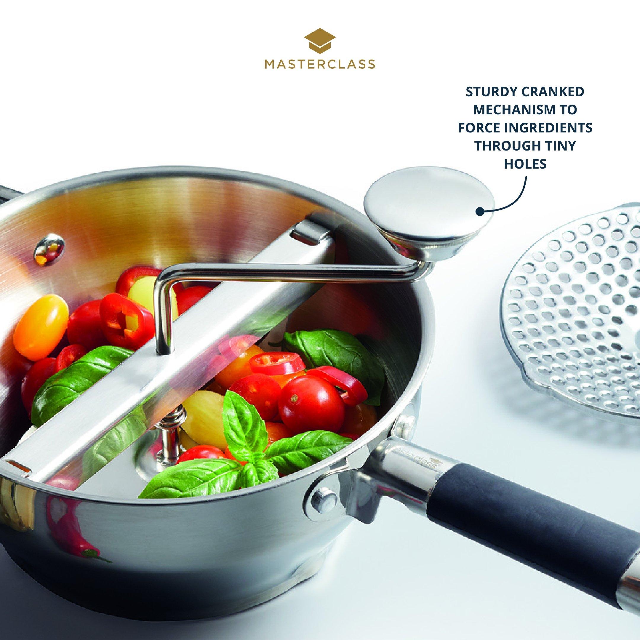 Silver - MasterClass - MasterClass Heavy-Duty Rotary Food Mill - 3