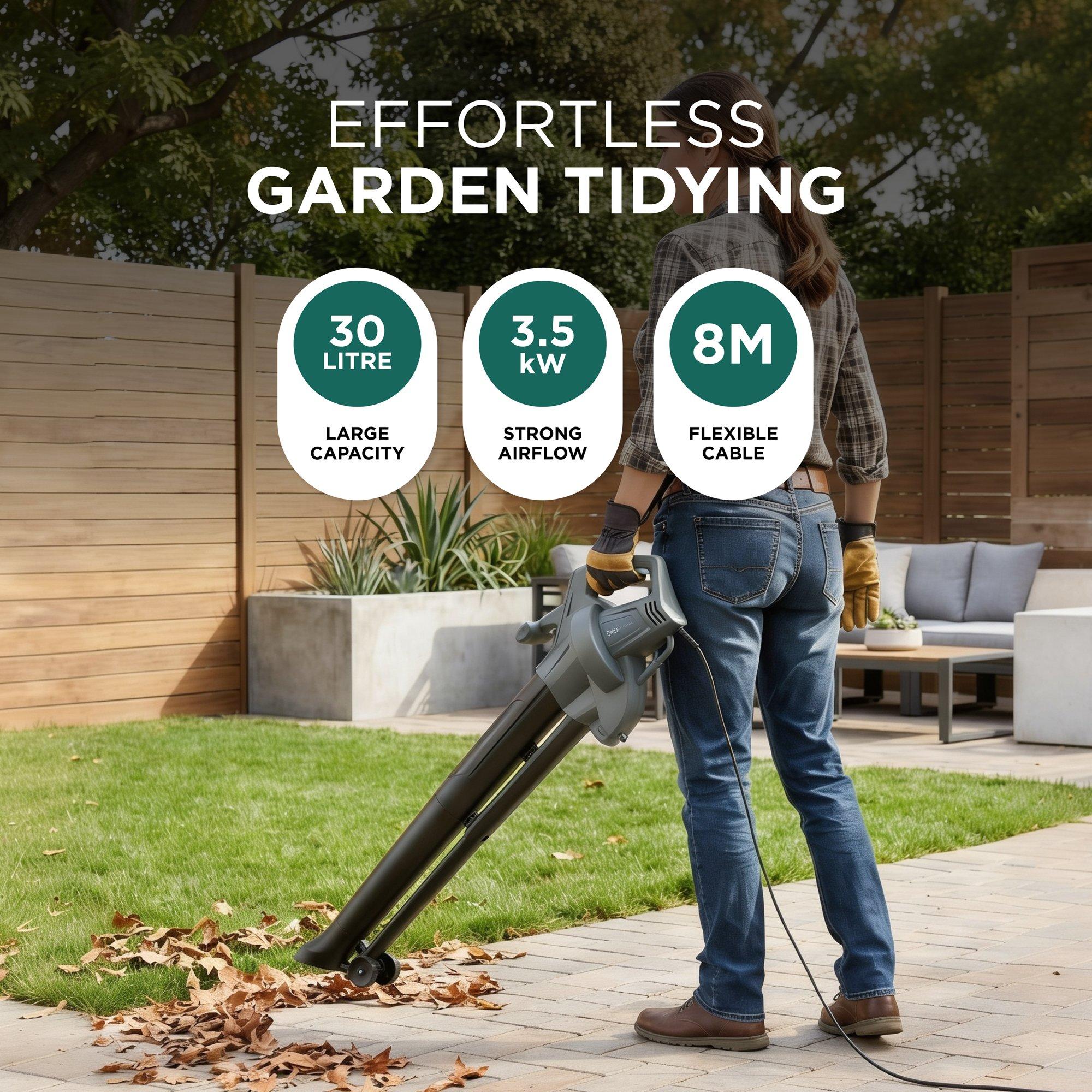 Grey - DMD Collective - Electric Leaf Blower and Vacuum - 3