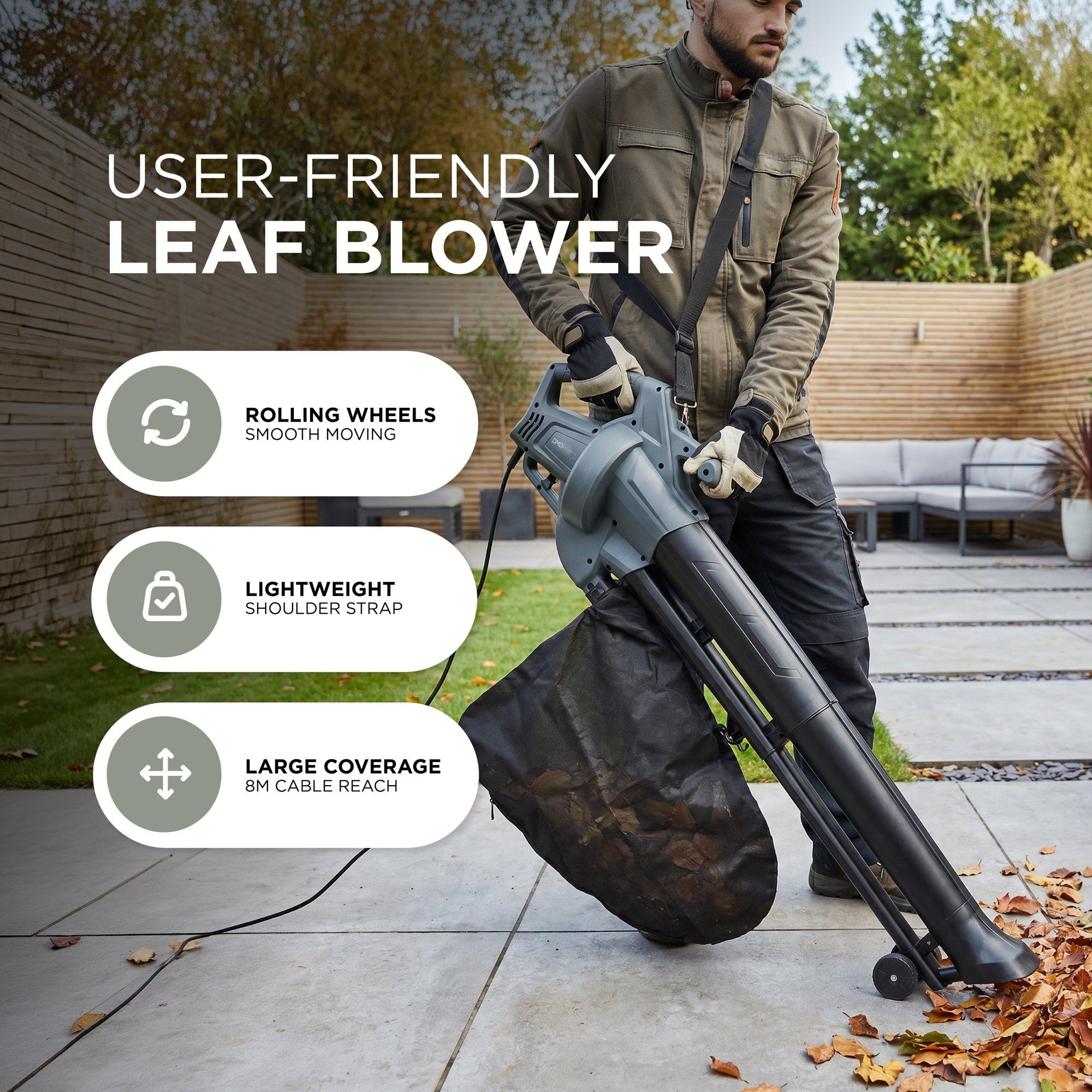 Grey - DMD Collective - Electric Leaf Blower and Vacuum - 4