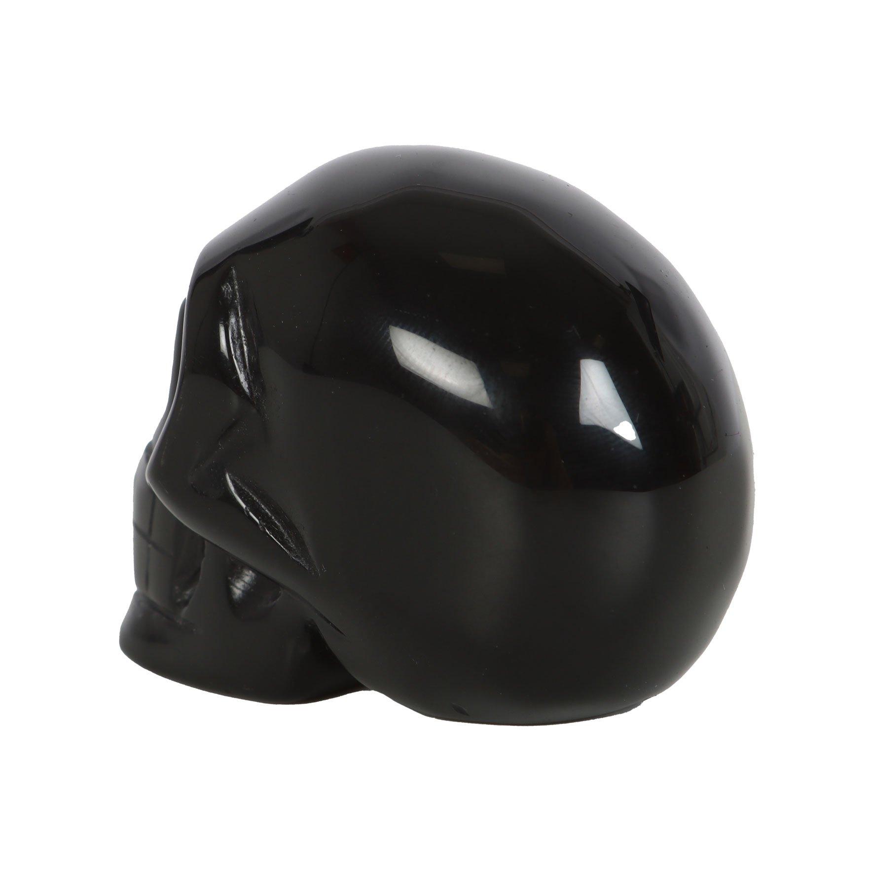 Black - Something Different - Black Obsidian Crystal Skull - 4