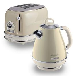 Ariete ARPK1 VINTAGE JUG KETTLE & 2SL TOASTER PK
