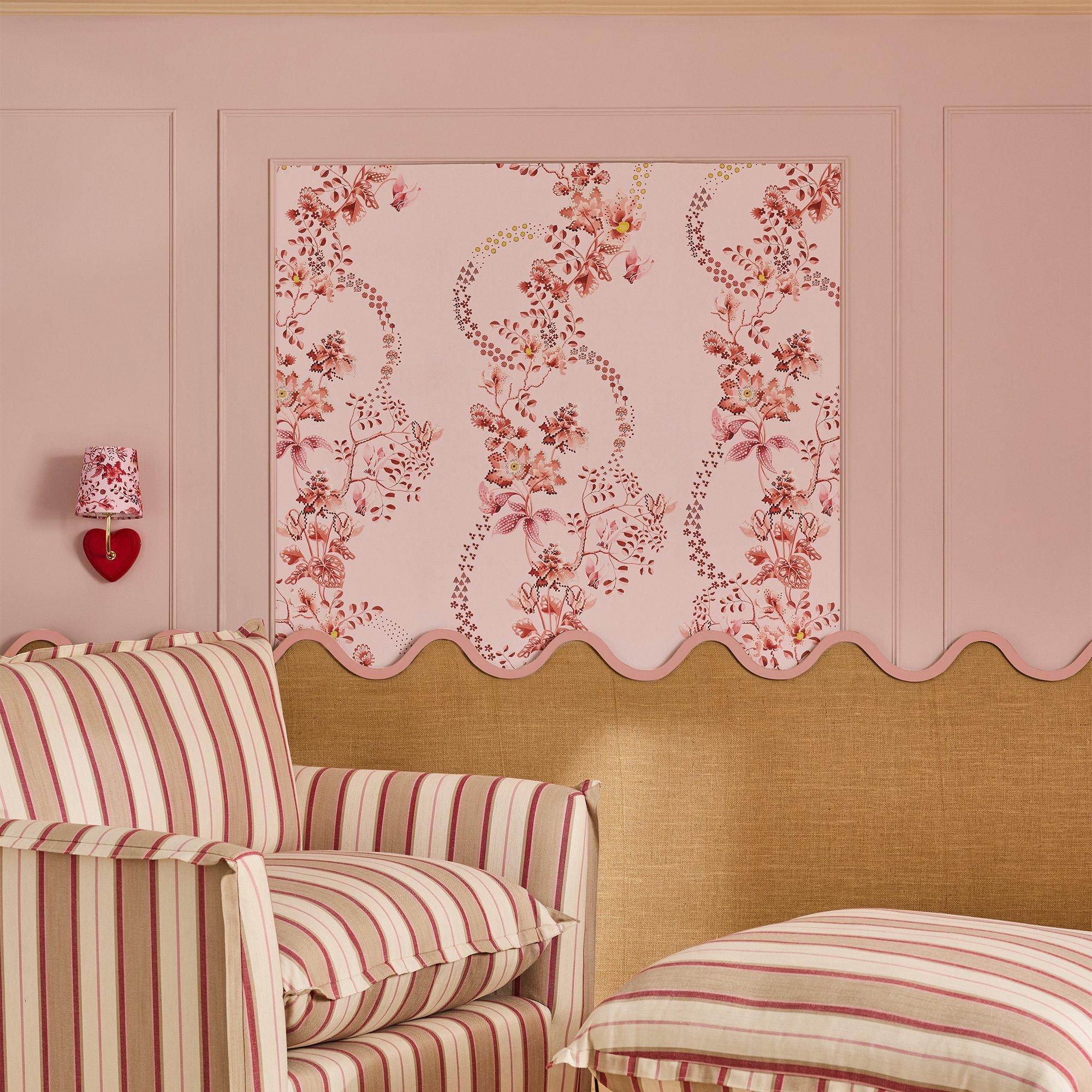 Pink - Cath Kidston - Cath Kidston Road Floral Pink & Red Wallpaper - 5