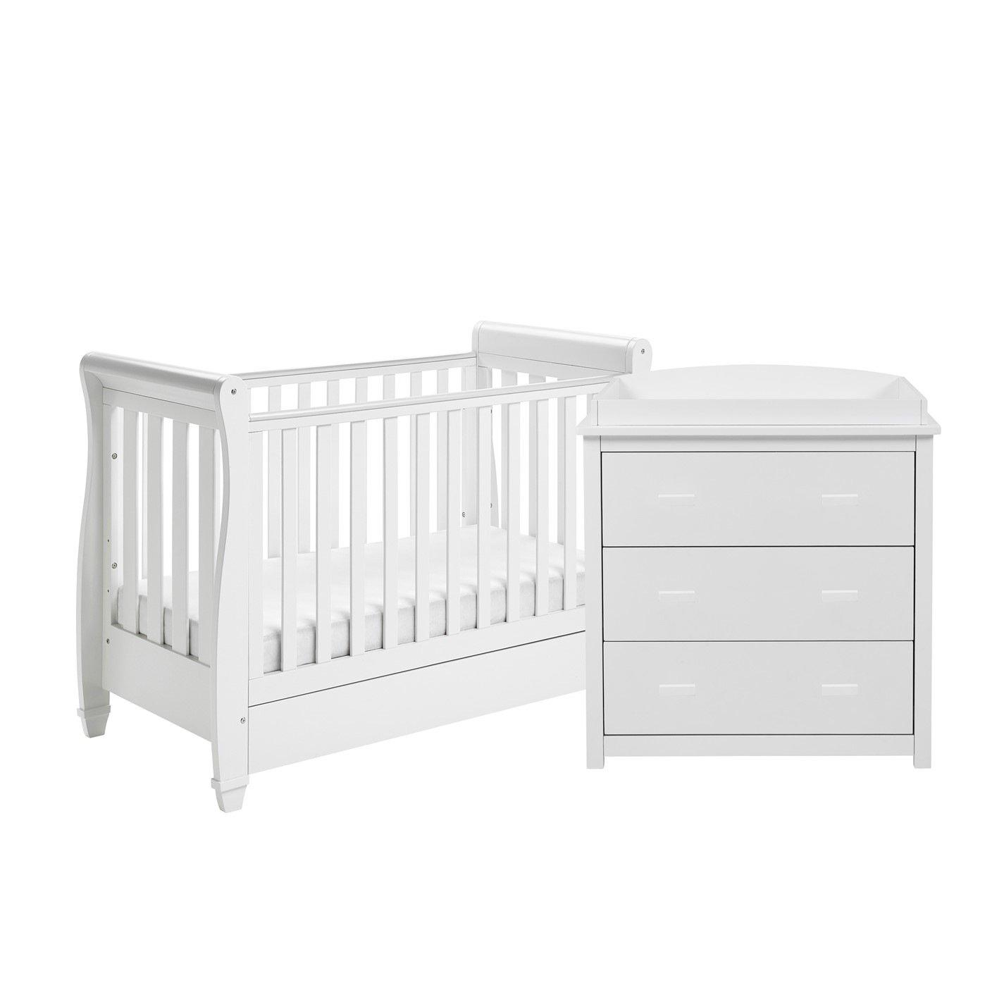 White - Babymore - Eva 2 Piece Room Set - White - 1