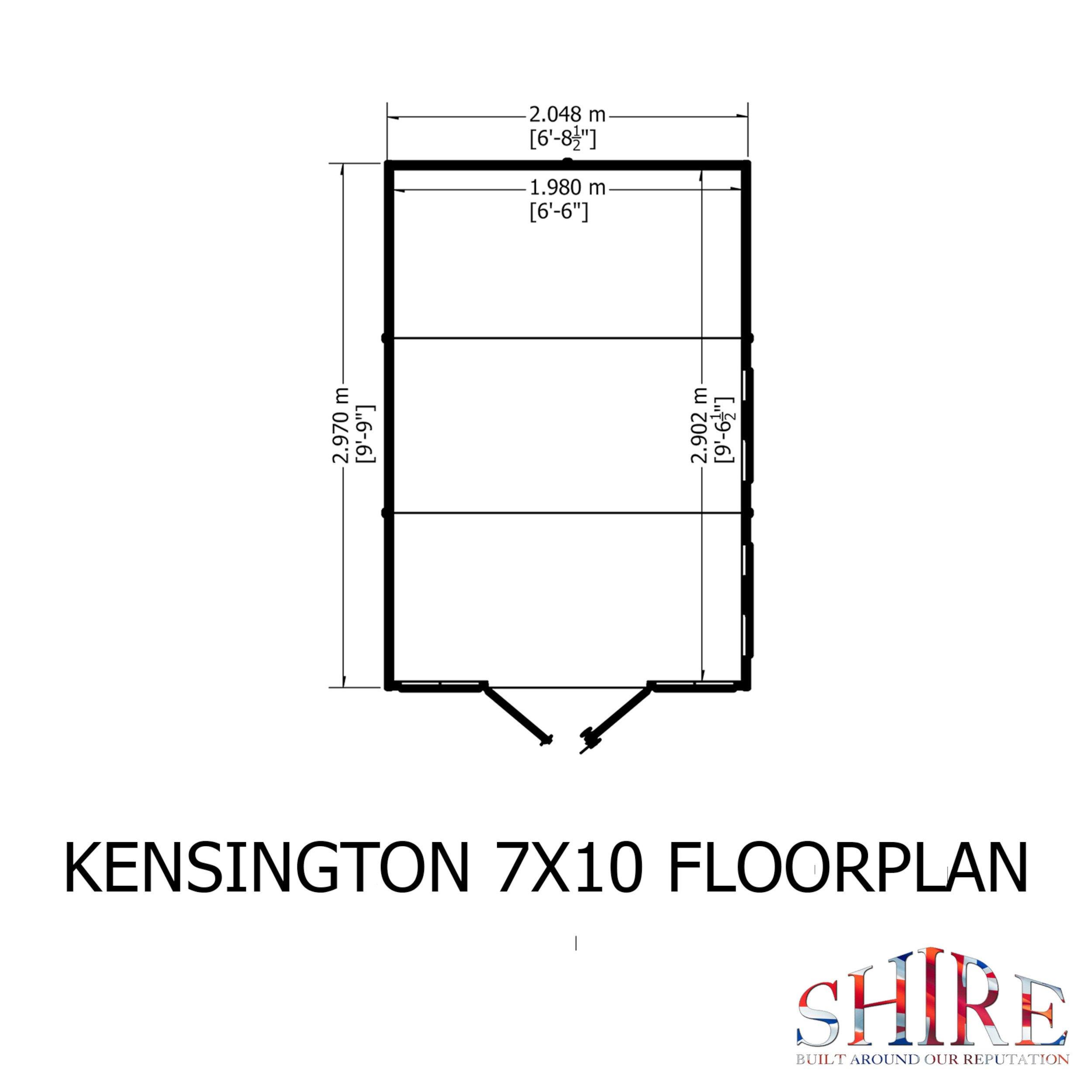 Wood - Shire - Kensington 7x10 SummerHouse - 3