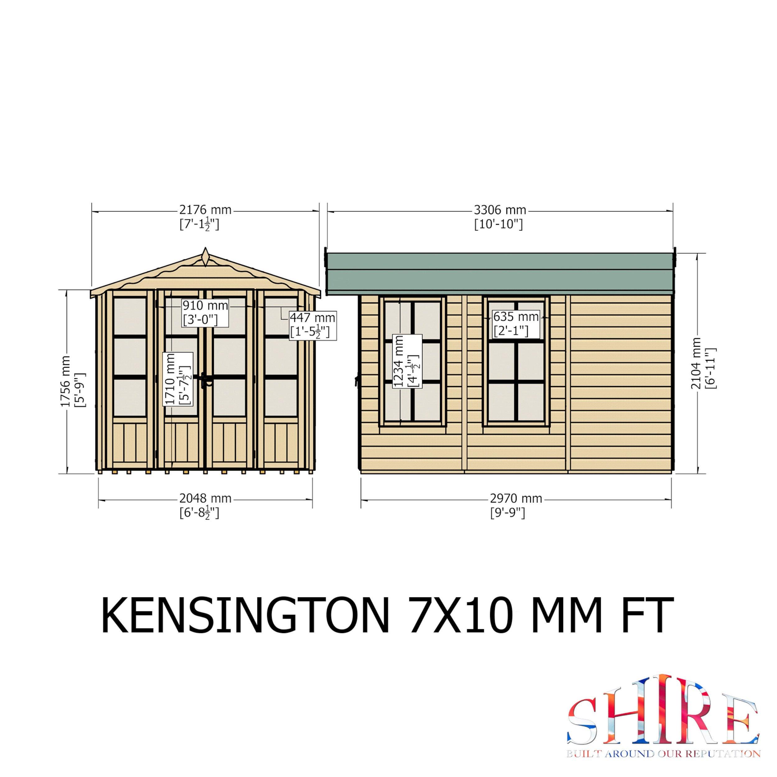 Wood - Shire - Kensington 7x10 SummerHouse - 4