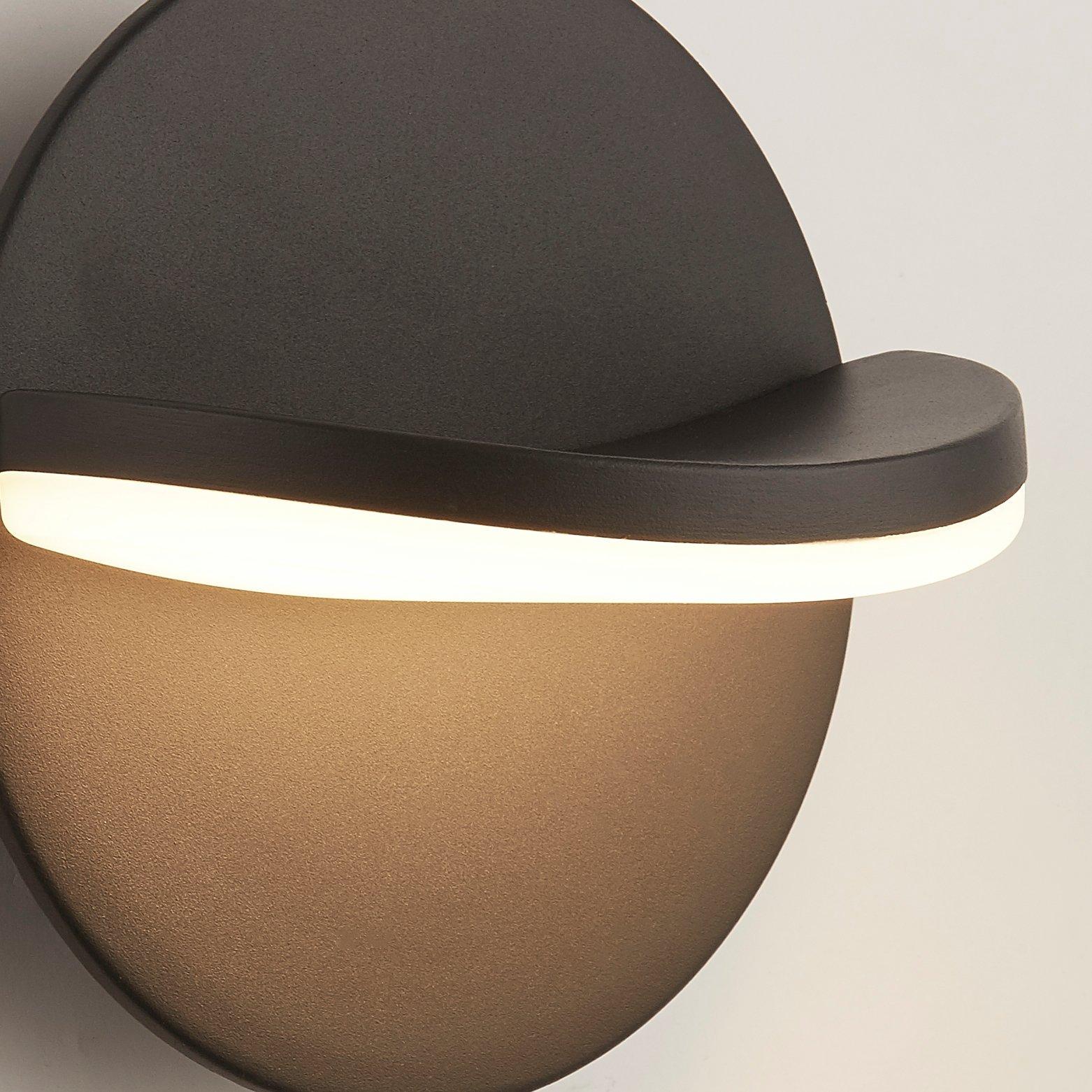 Grey And Opal W - Lighting Collection - MIRO - LED OUTDOOR WALL LIGHT - 2