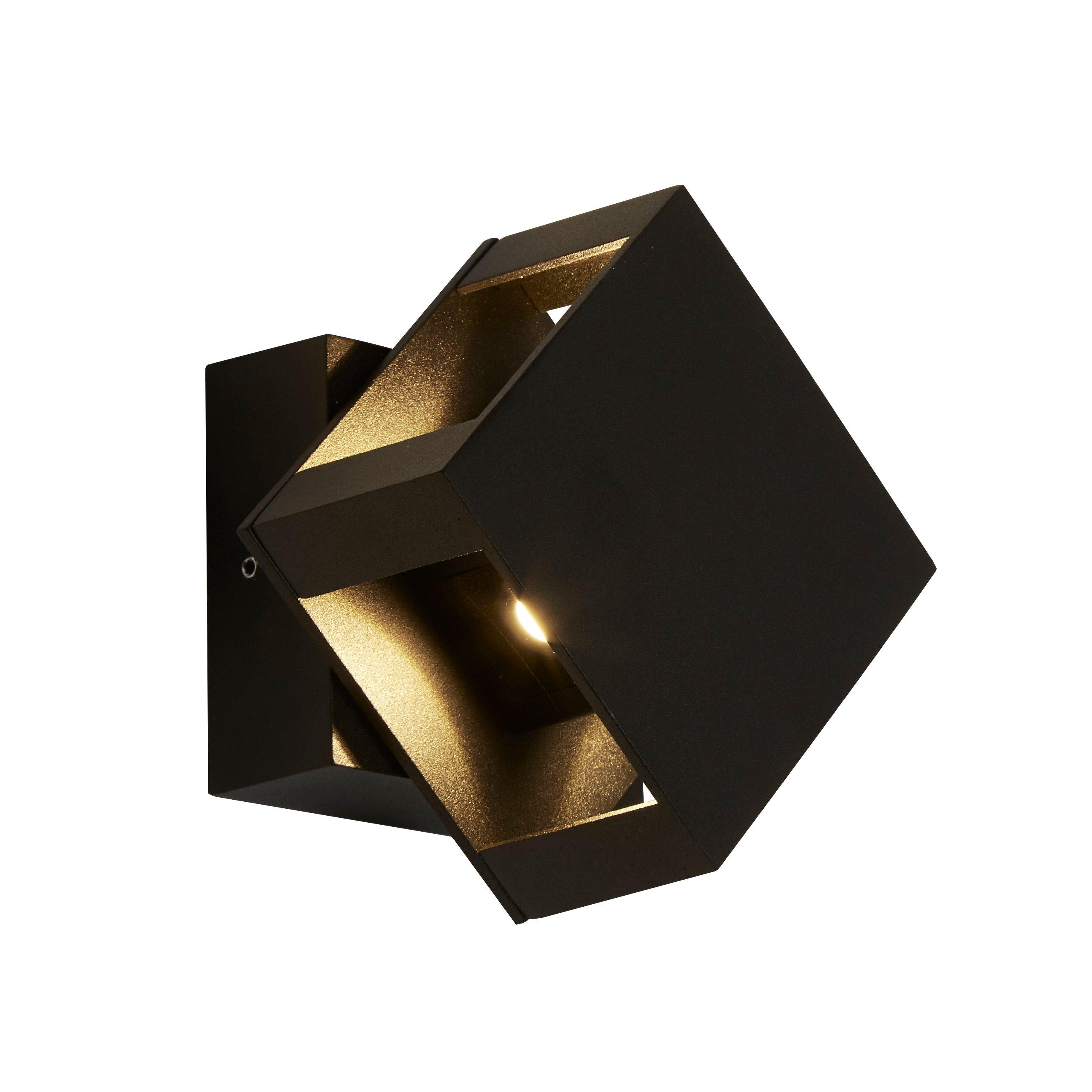 Black And Clear - Lighting Collection - MAGIC - ADJUSTABLE LED OUTDOOR WALL LIGHT - 2