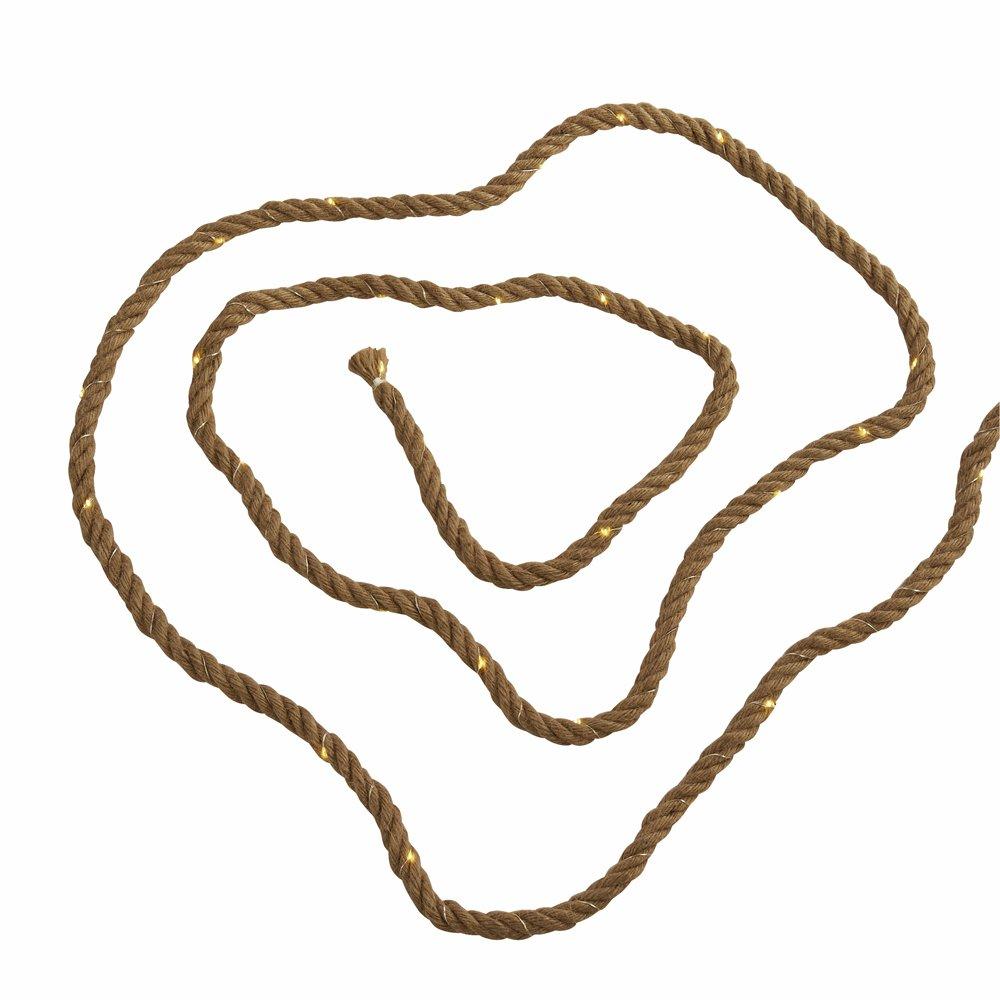 Brown - Lighting Collection - OUTDOOR SOLAR LED ROPE LIGHT - 2