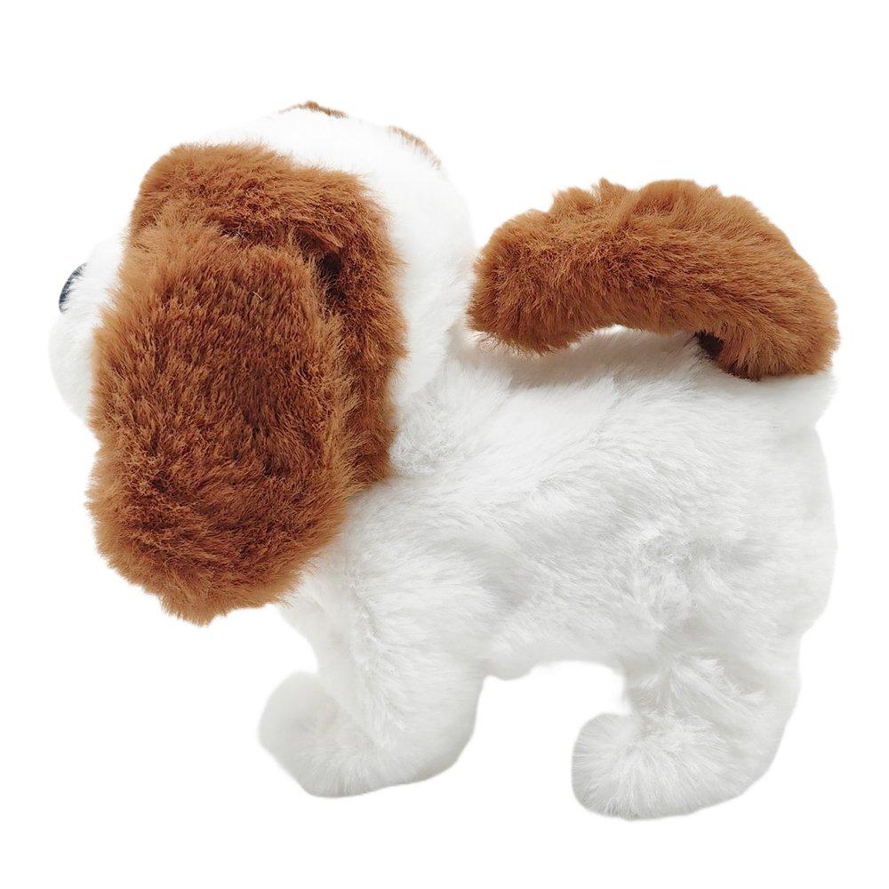 Multi - Pugs at Play - Leo Interactive Walking Dog Plush Toy - 6