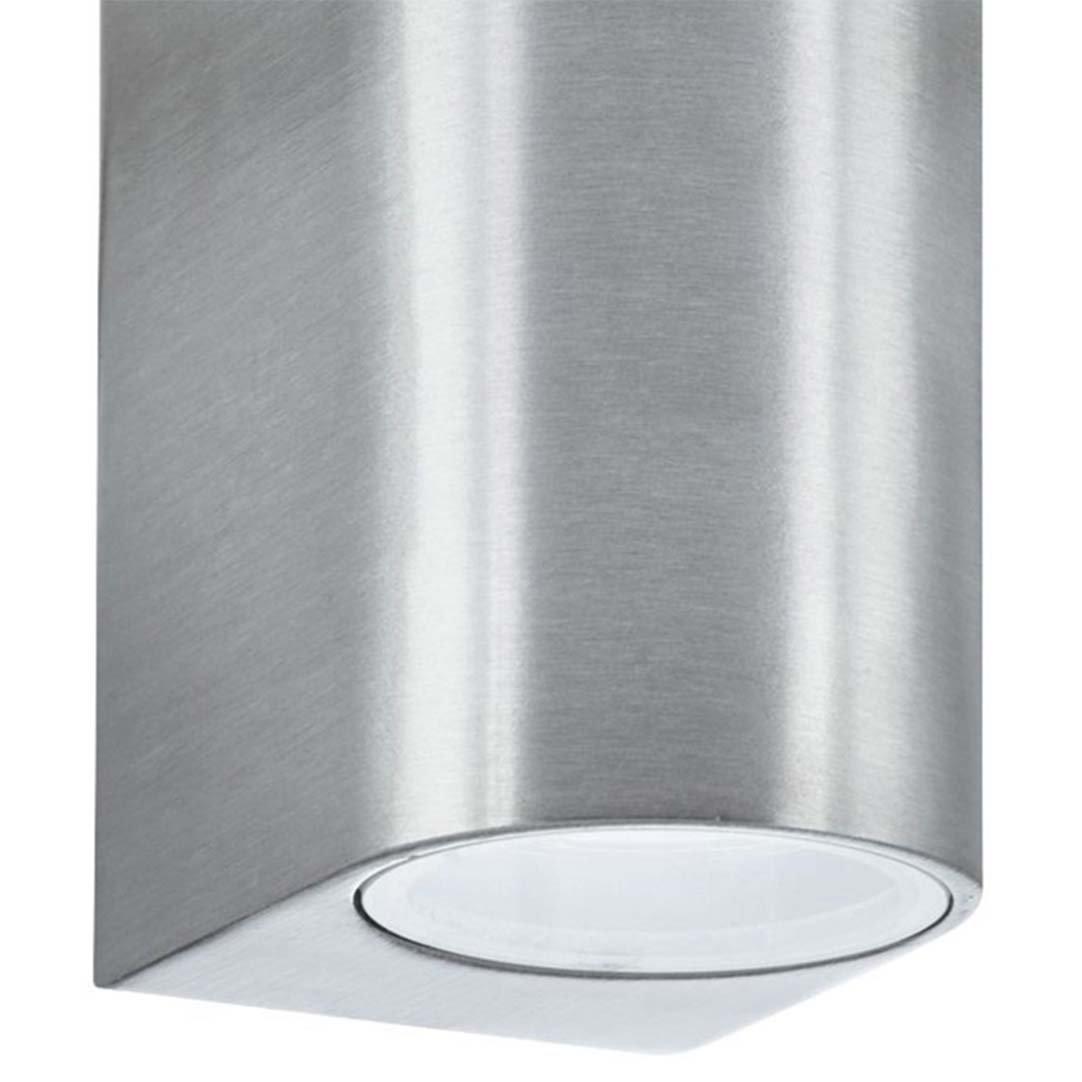 Satin Silver An - Lighting Collection - Silver Up Down Hardwired Wall Light - 4