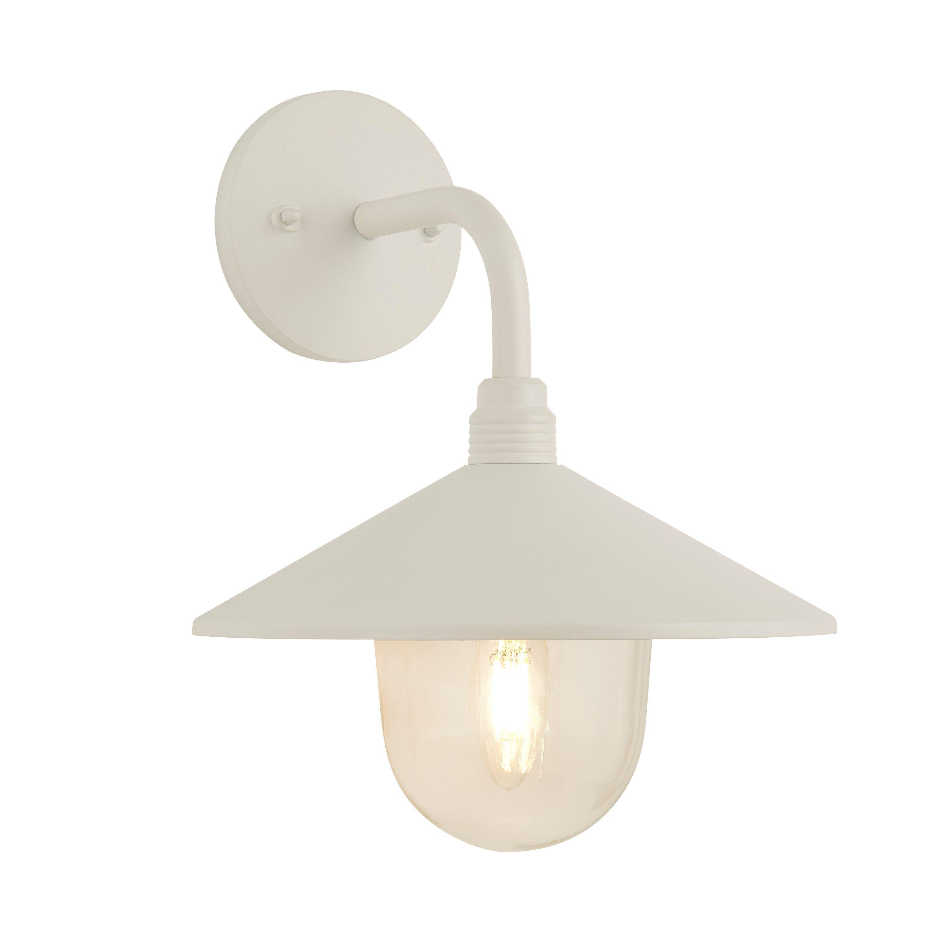 White Clear And - Lighting Collection - SIME - OUTDOOR WALL LIGHT WHITE - 2