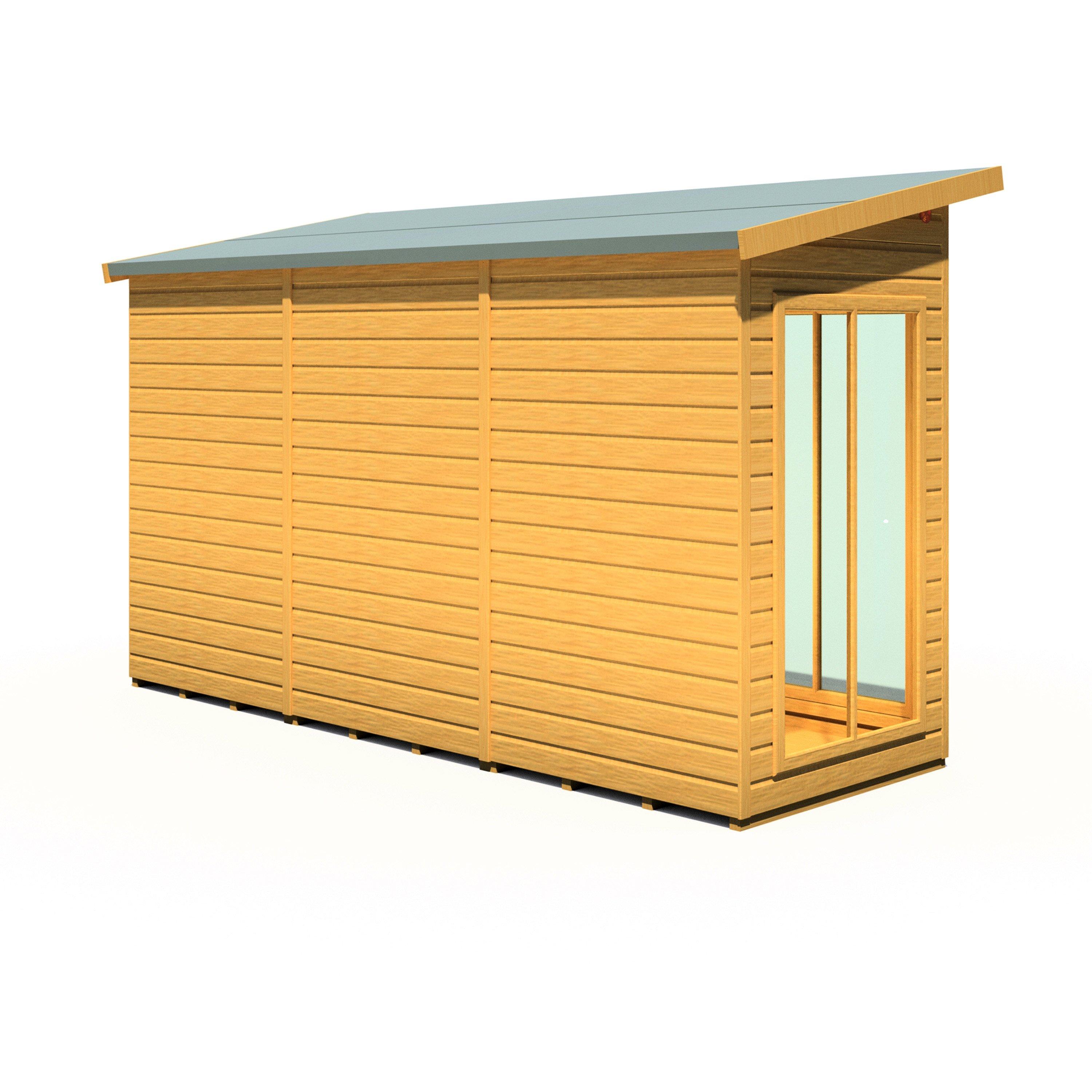 Wood - Shire - Lela 12x4 SummerHouse inc Storage - 10