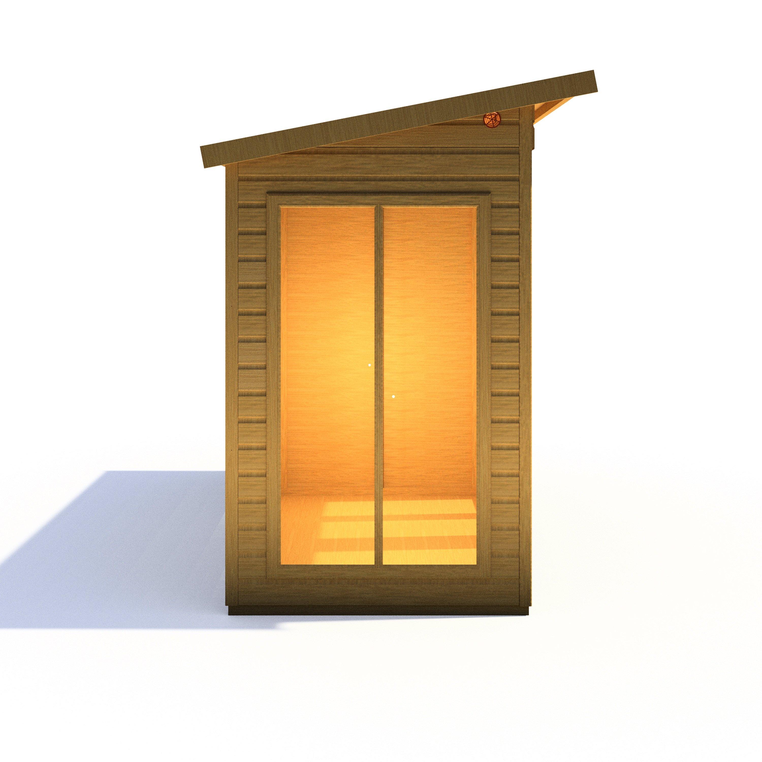 Wood - Shire - Lela 12x4 SummerHouse inc Storage - 8