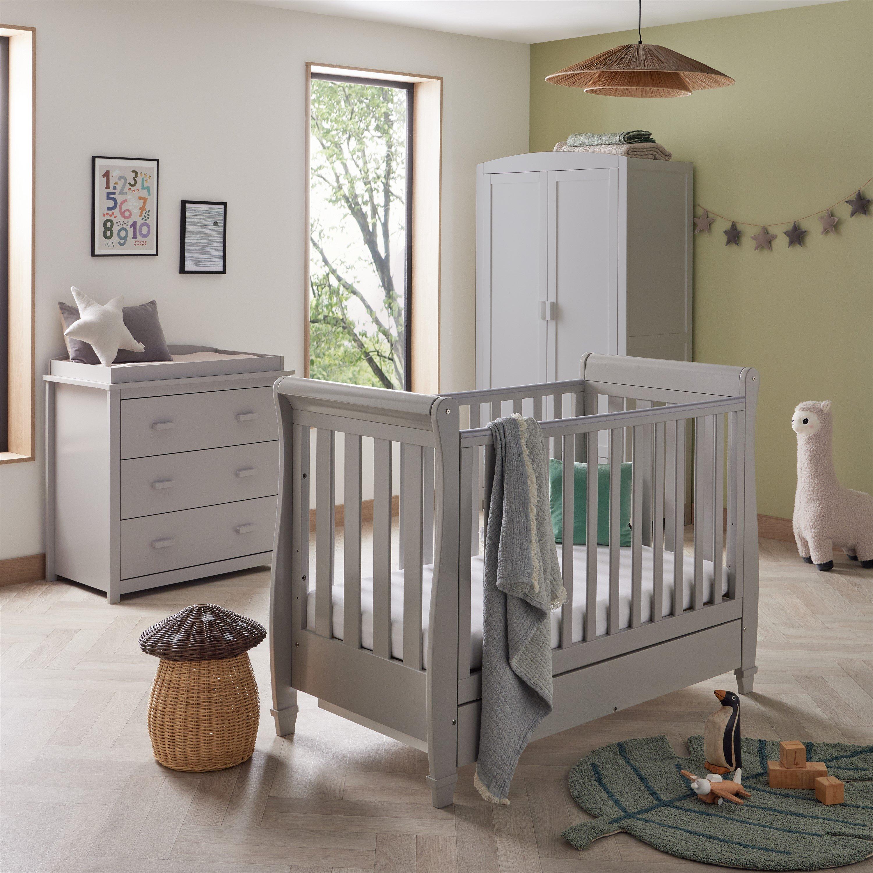 Grey - Babymore - Eva 3 Piece Room Set - Grey - 2