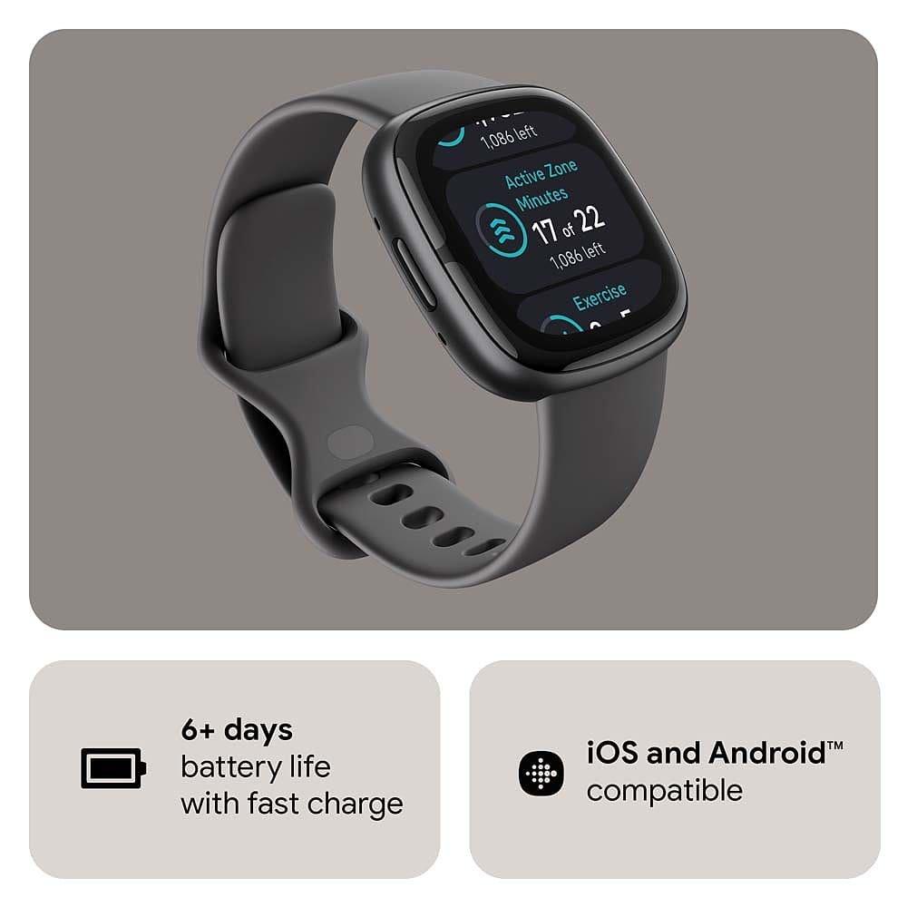 Fitbit | GAME Fitbit Sense 2 Smartwatch Shadow Grey And Graphite 