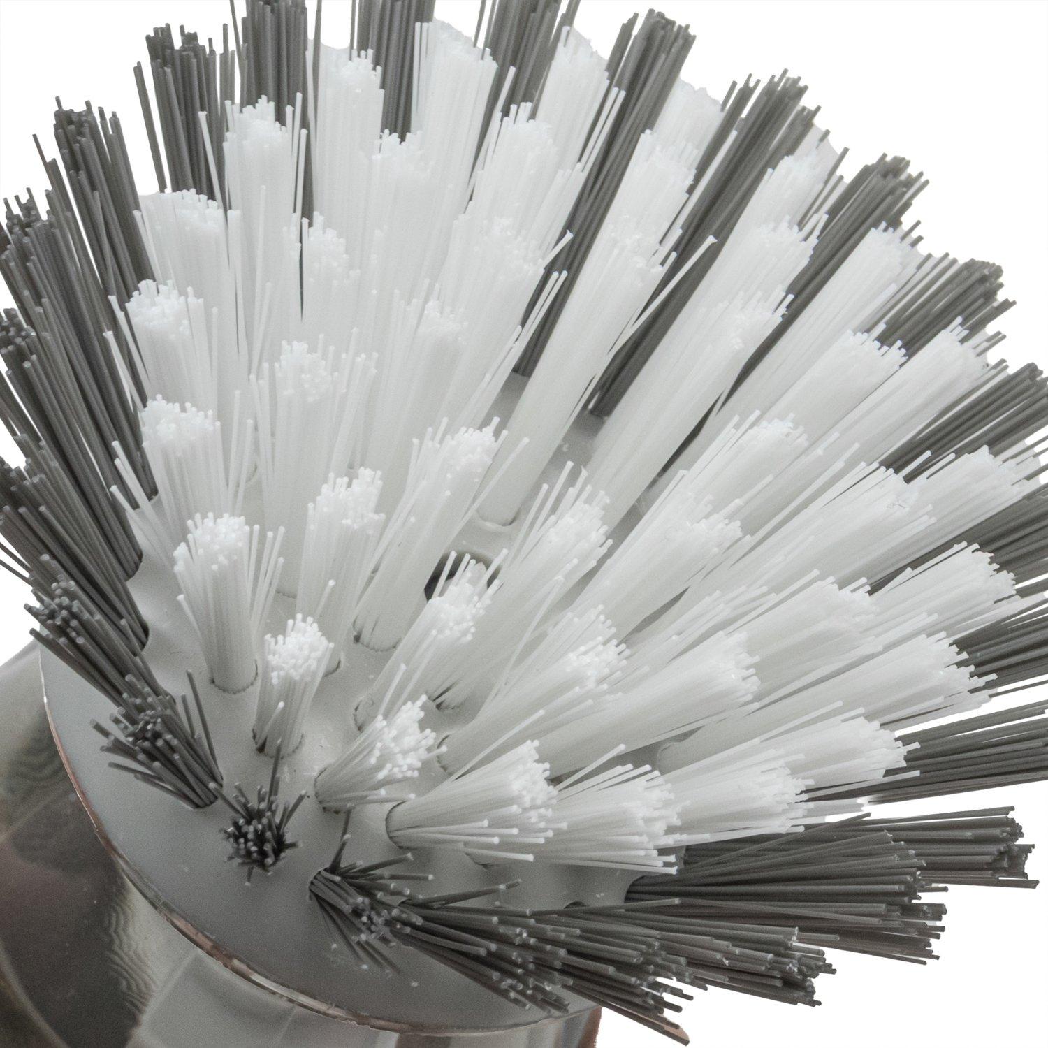 Grey - JVL - JVL Soap Dispensing Scrubbing Brush - 2