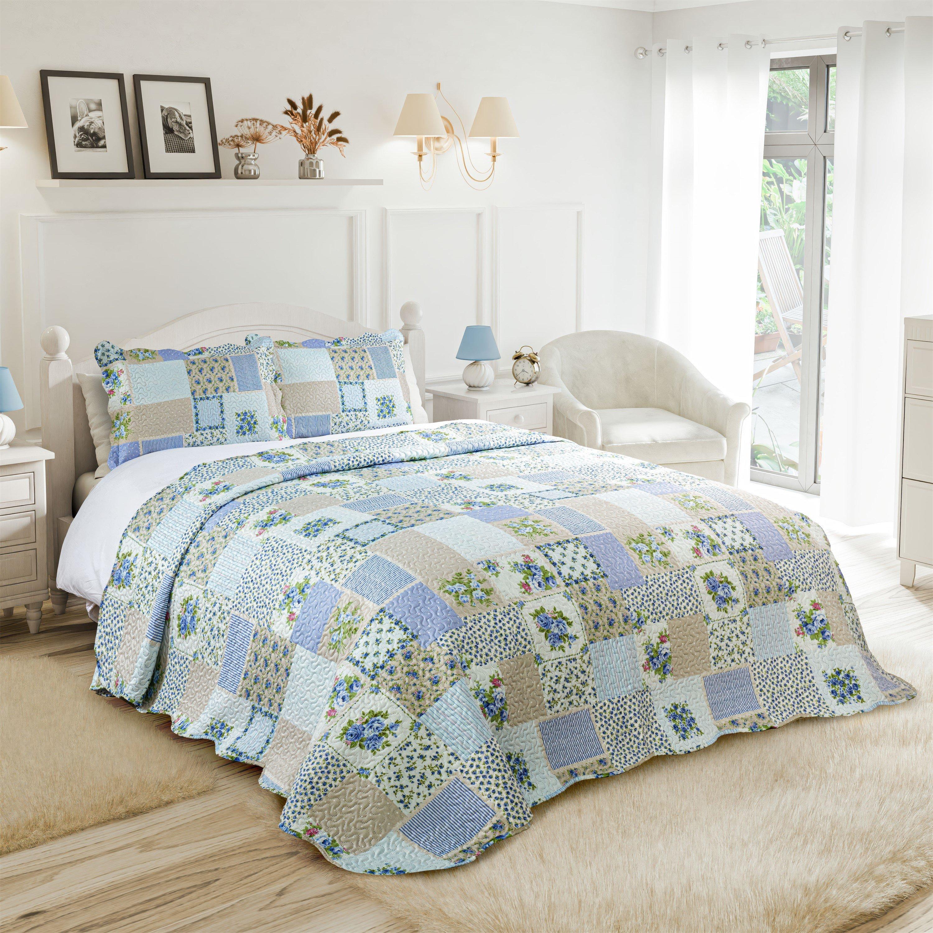 Bedspread Set Patchwork Cotswold