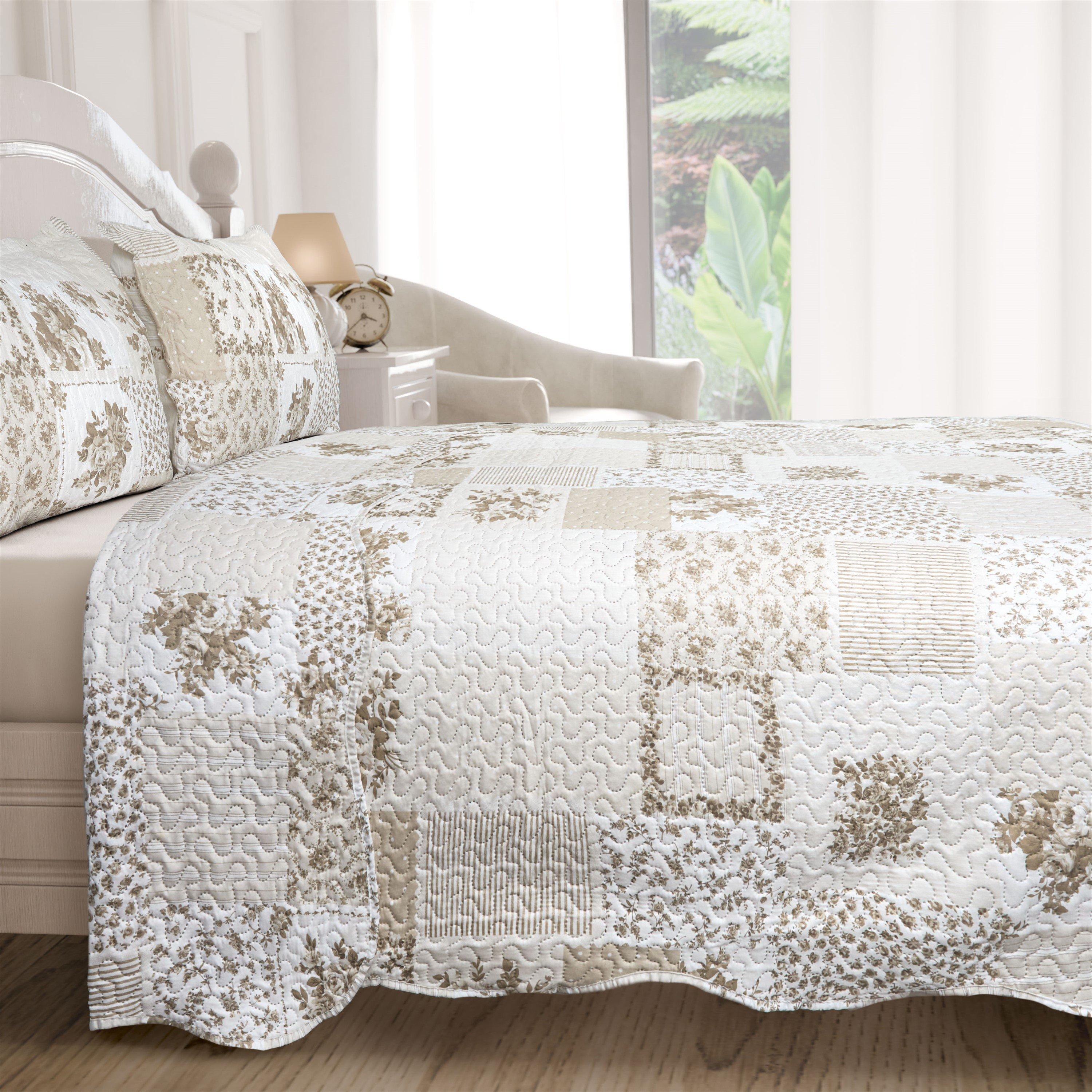 Natural Cream - Emma Barclay - Bedspread Set Patchwork Cotswold - 6