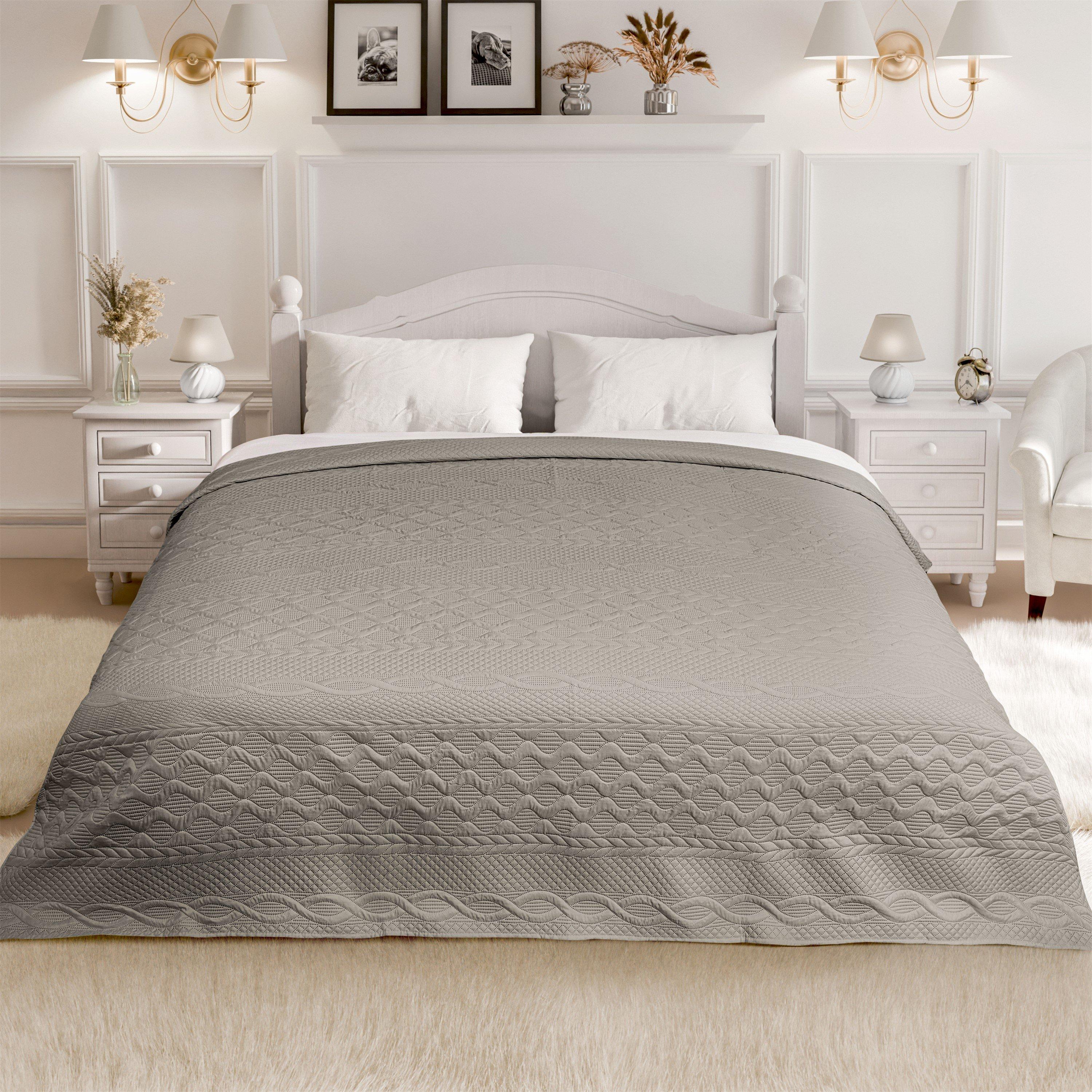 Stone Cream - Emma Barclay - Bedspread Quilted Aran - 6