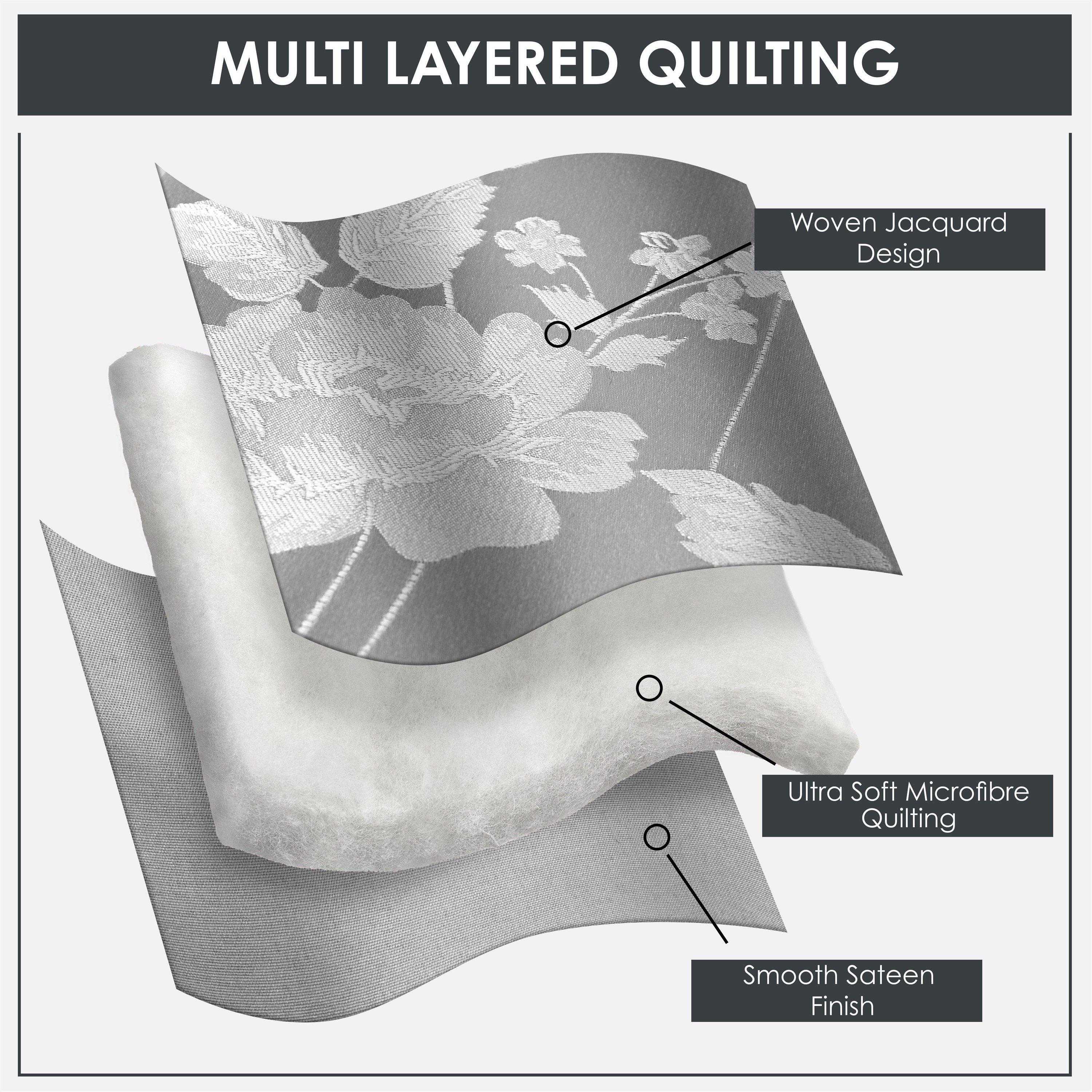 Silver - Emma Barclay - Bedspread Set Jacquard Butterfly - 3