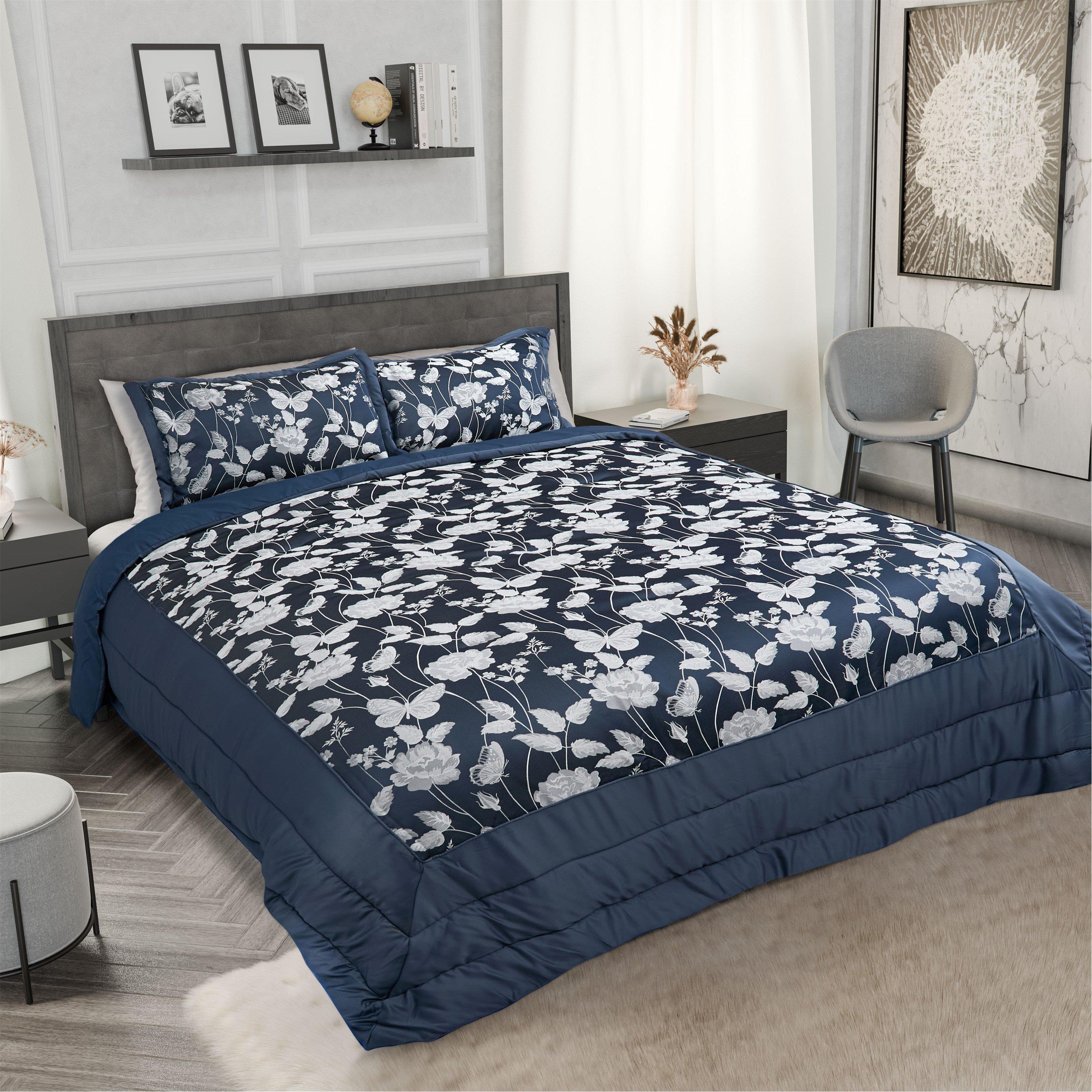 Bedspread Set Jacquard Butterfly