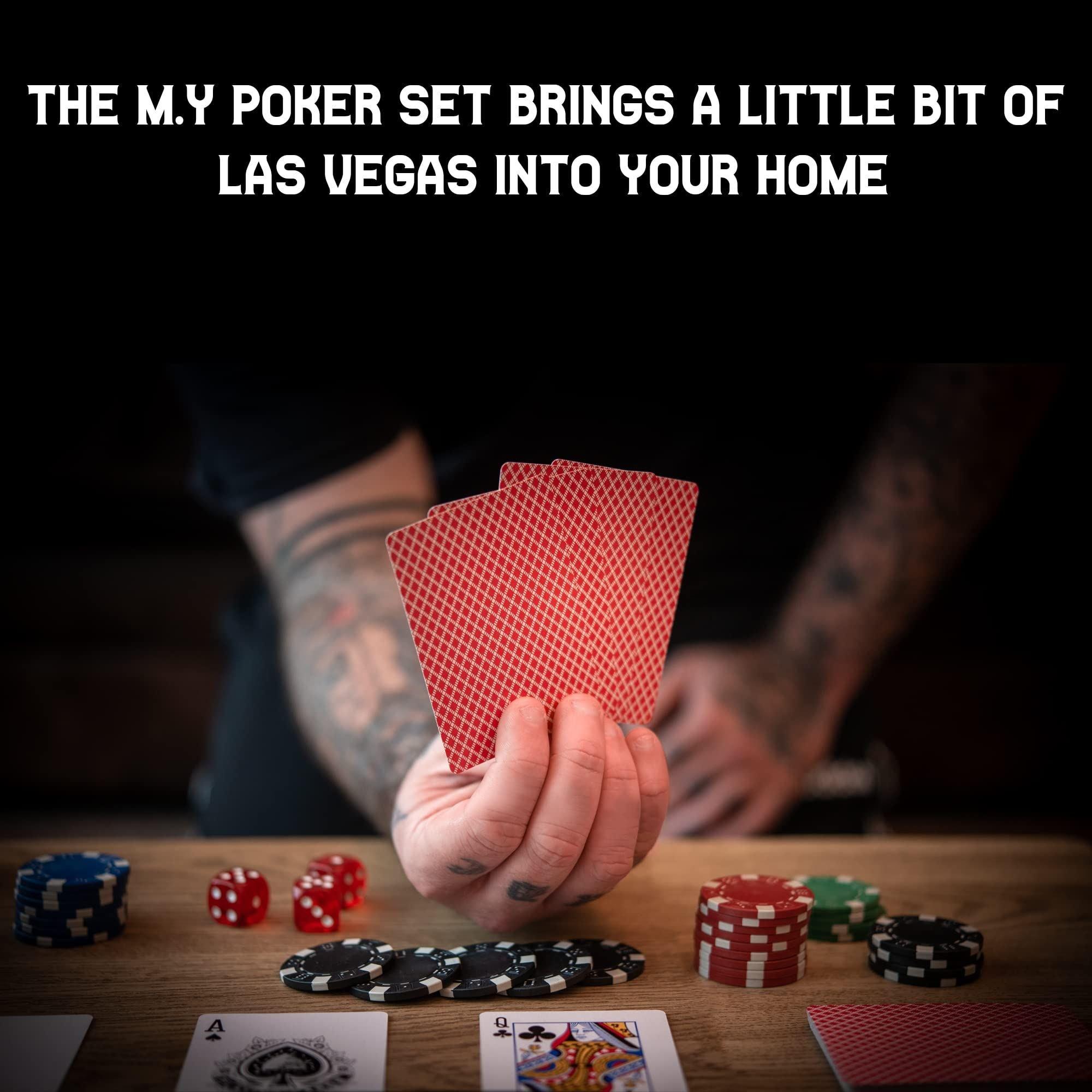 Silver - Planet Direct - M.Y Texas Holdem Poker Set 500 Piece - 3