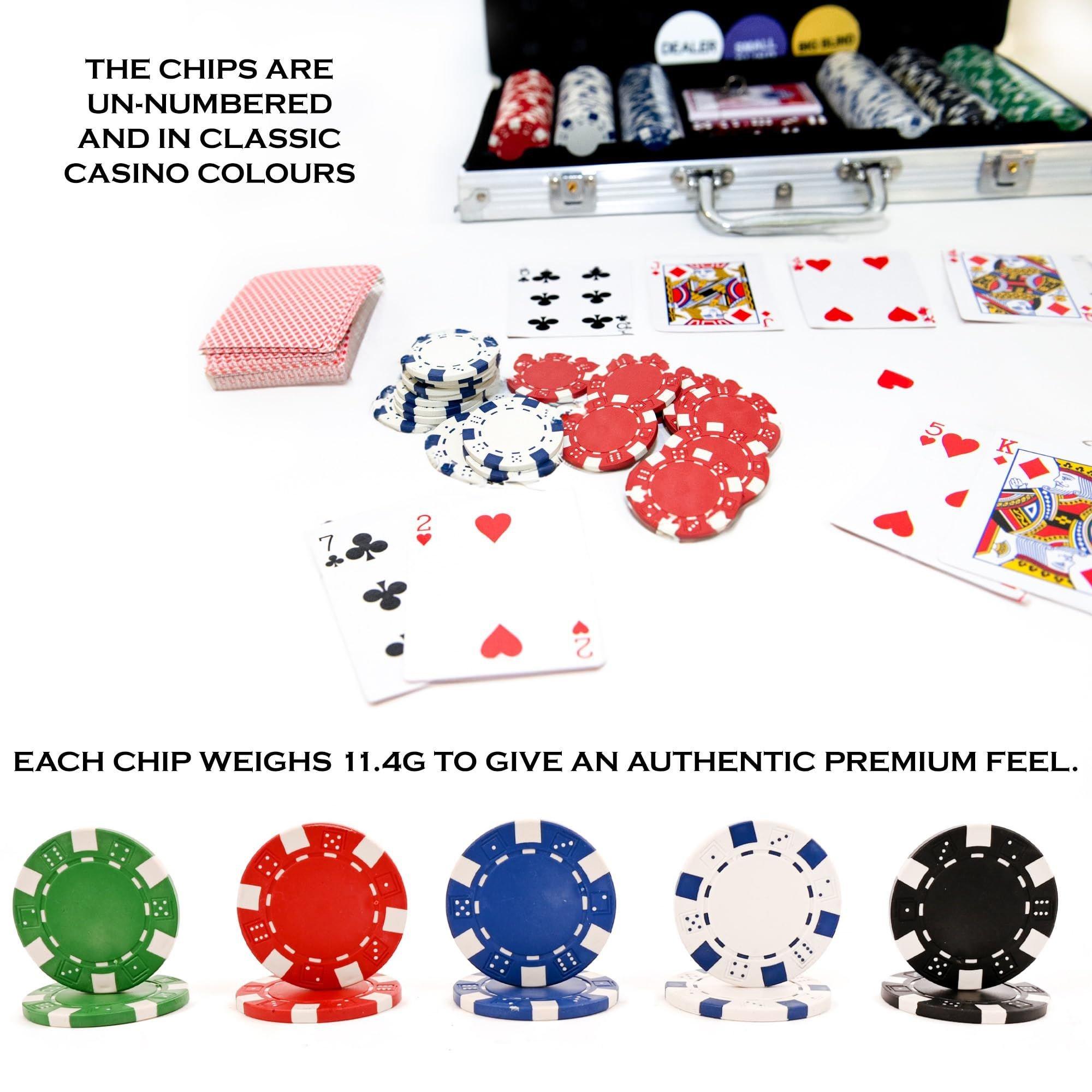 Silver - Planet Direct - M.Y Texas Holdem Poker Set 500 Piece - 4