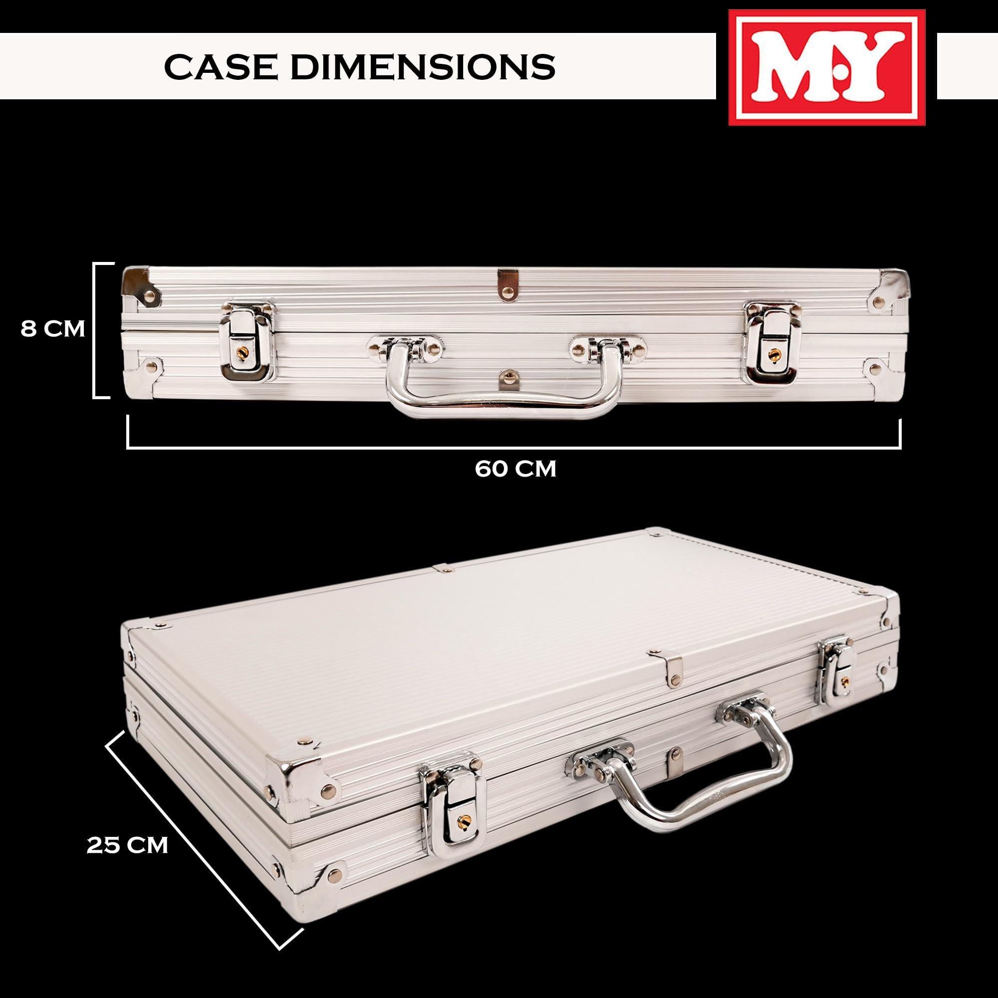 Silver - Planet Direct - M.Y Texas Holdem Poker Set 500 Piece - 5