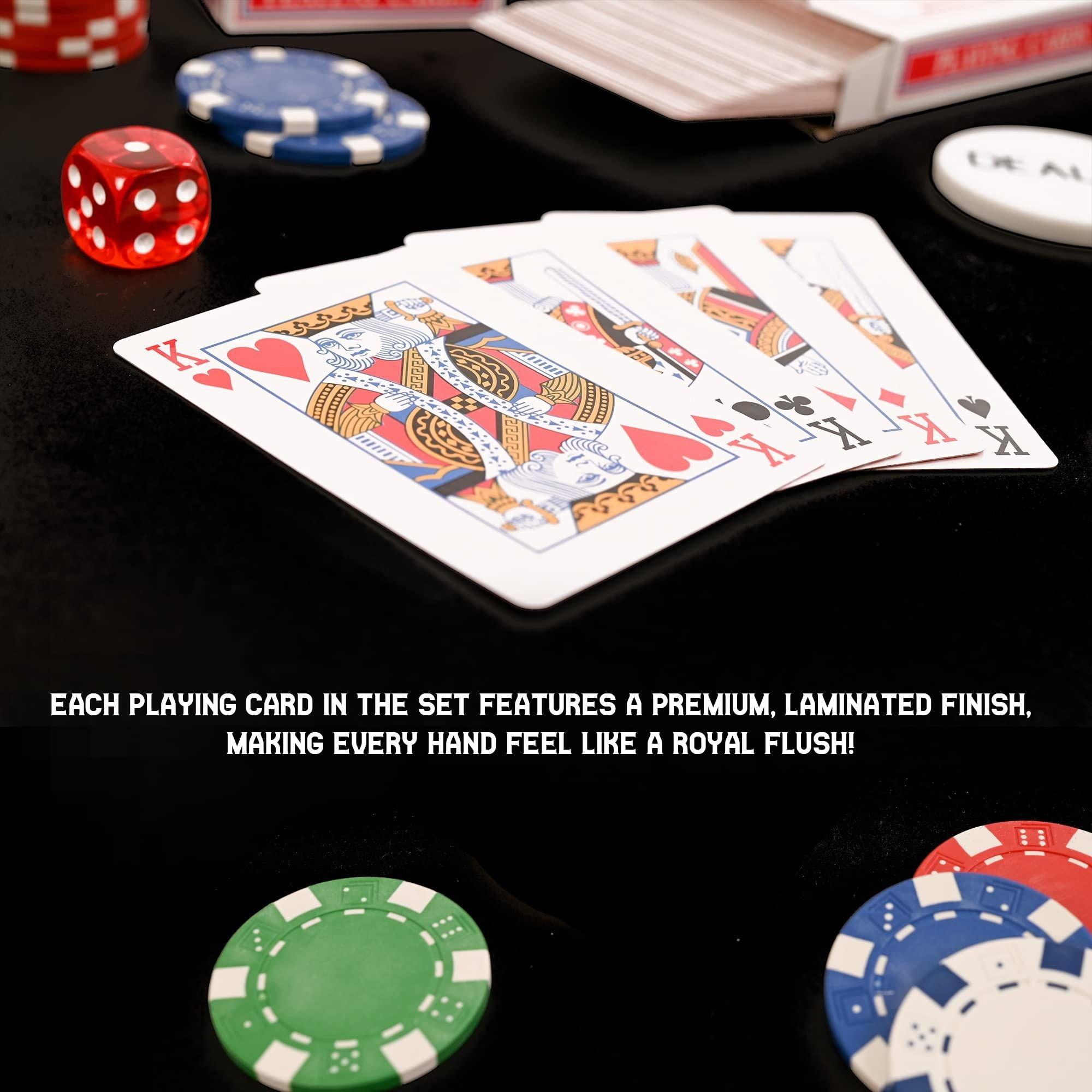 Silver - Planet Direct - M.Y Texas Holdem Poker Set 500 Piece - 6