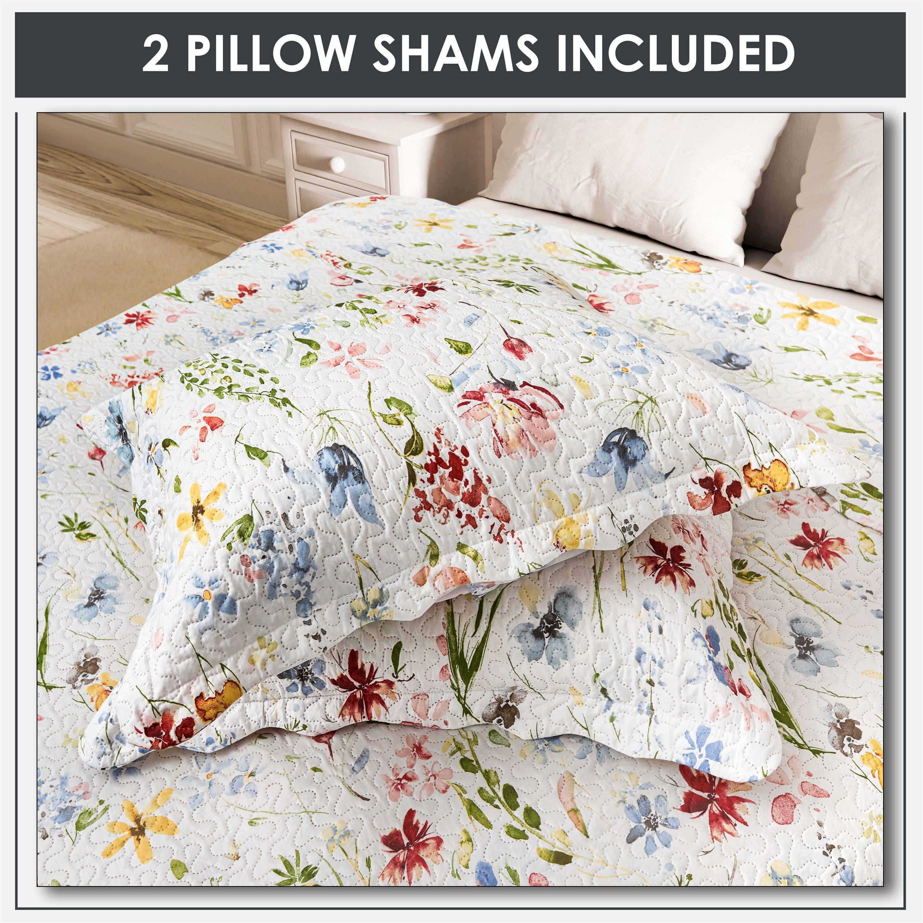 Multi - Emma Barclay - Bedspread Set Patchwork Quilted Meadow - 6