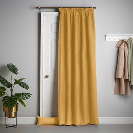 Alan Symonds Velvet Chenille Pencil Pleat Thermal Door Curtain