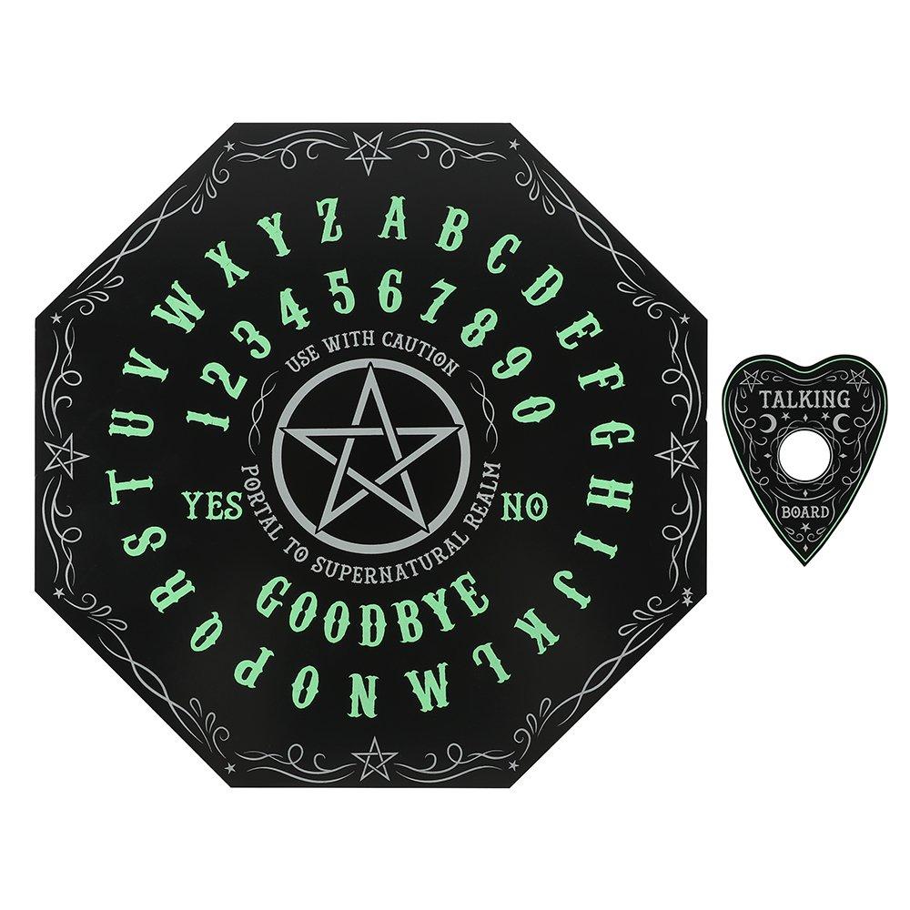 Something Different Glow In The Dark Octagon Spirit Board - Black