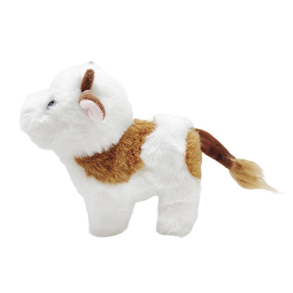 Multi - Pugs at Play - Luna Interactive Walking Cow Plush Toy - 2