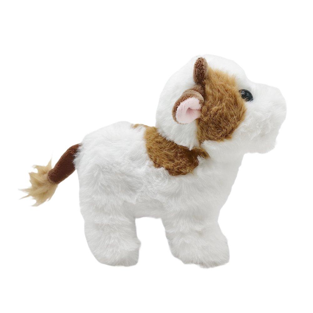 Multi - Pugs at Play - Luna Interactive Walking Cow Plush Toy - 3