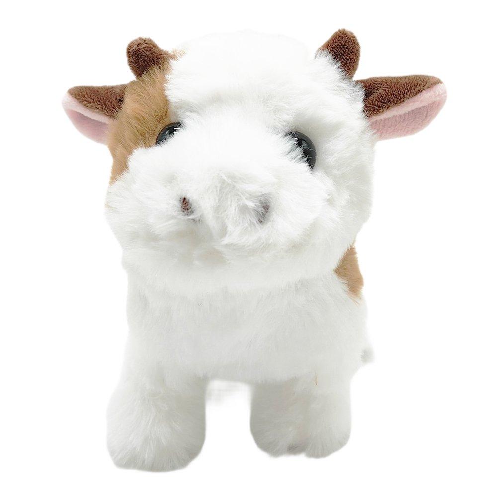 Multi - Pugs at Play - Luna Interactive Walking Cow Plush Toy - 7