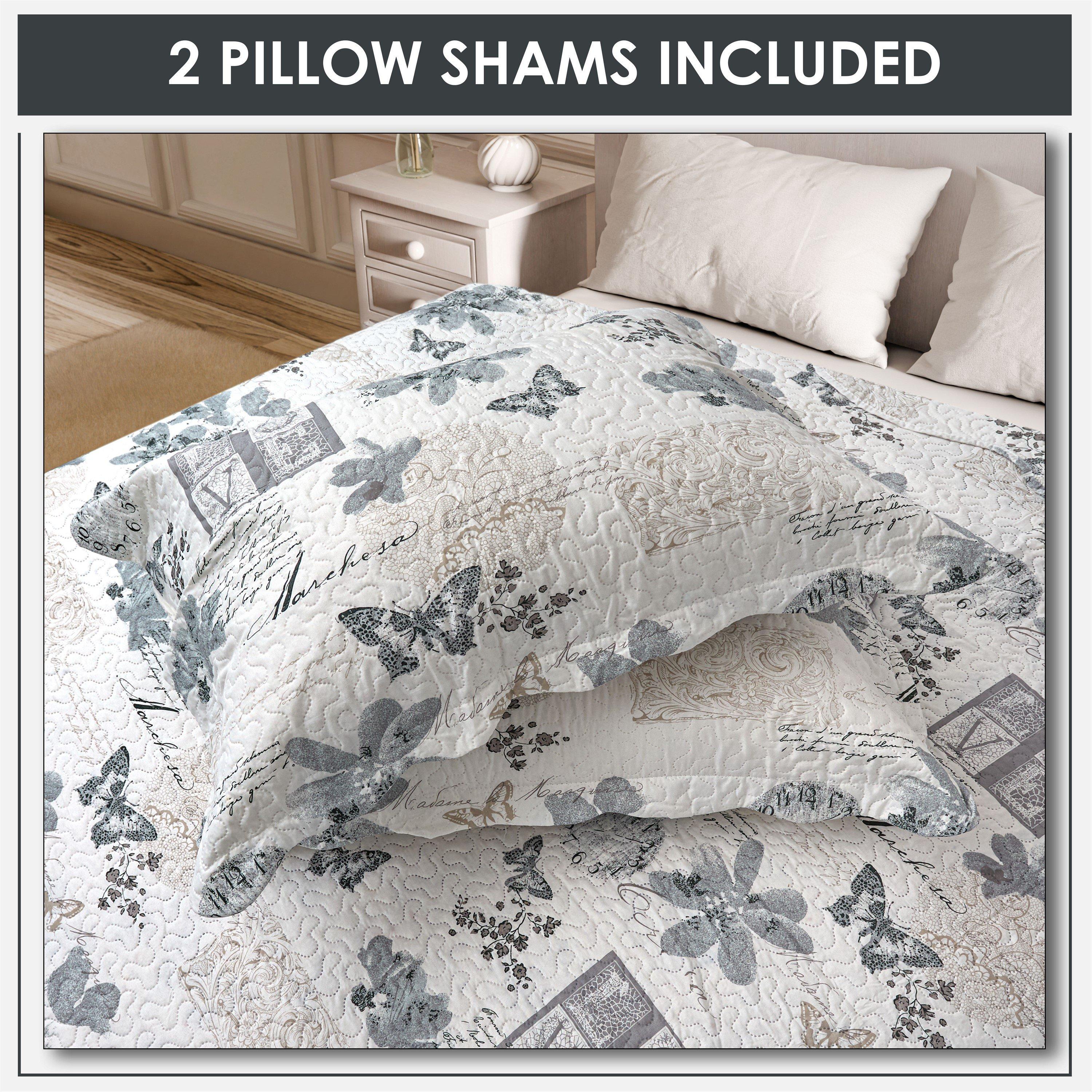 Silver - Emma Barclay - Bedspread Set Patchwork Quilted Wordsworth - 6