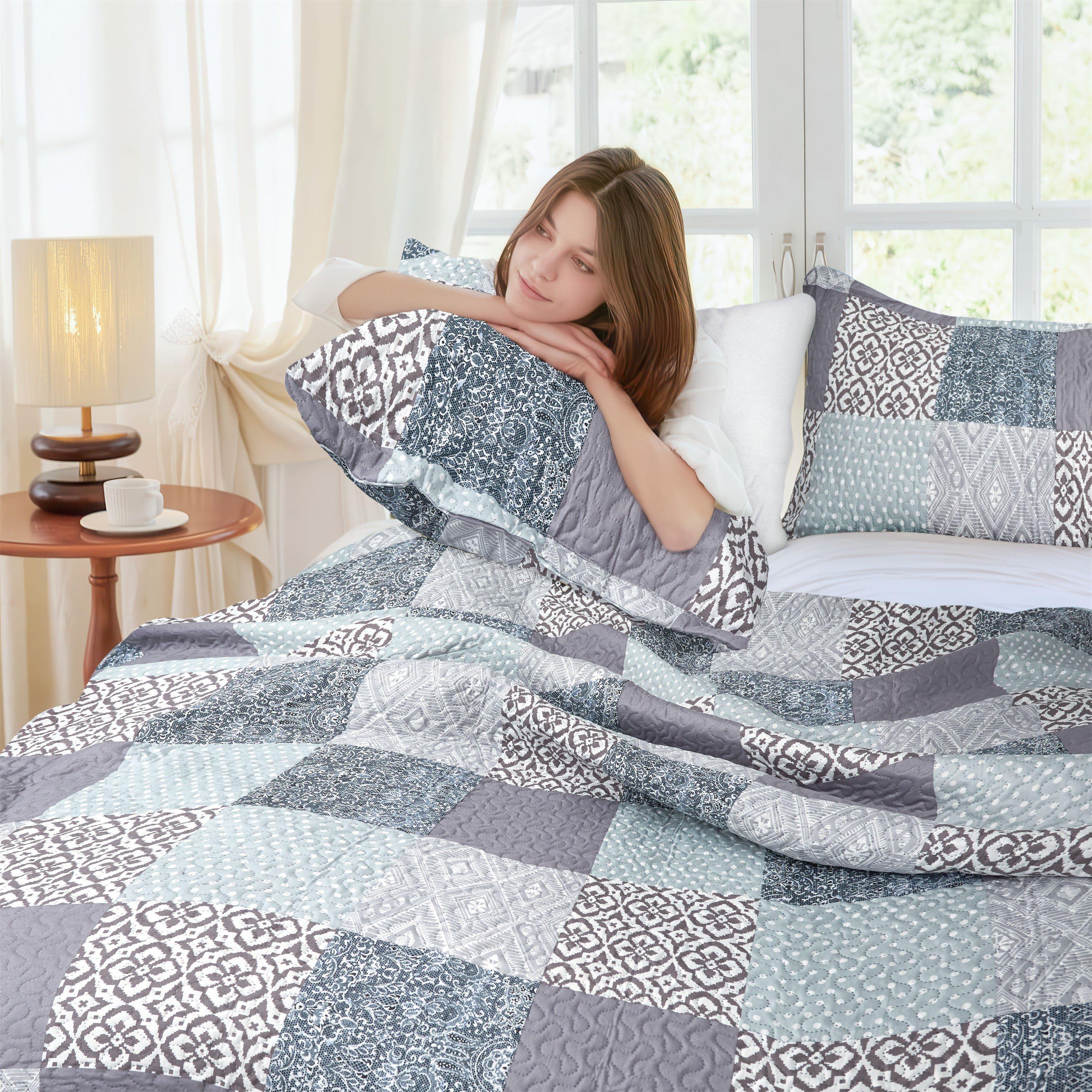 Multi - Emma Barclay - Bedspread Set Patchwork Chiltern - 4