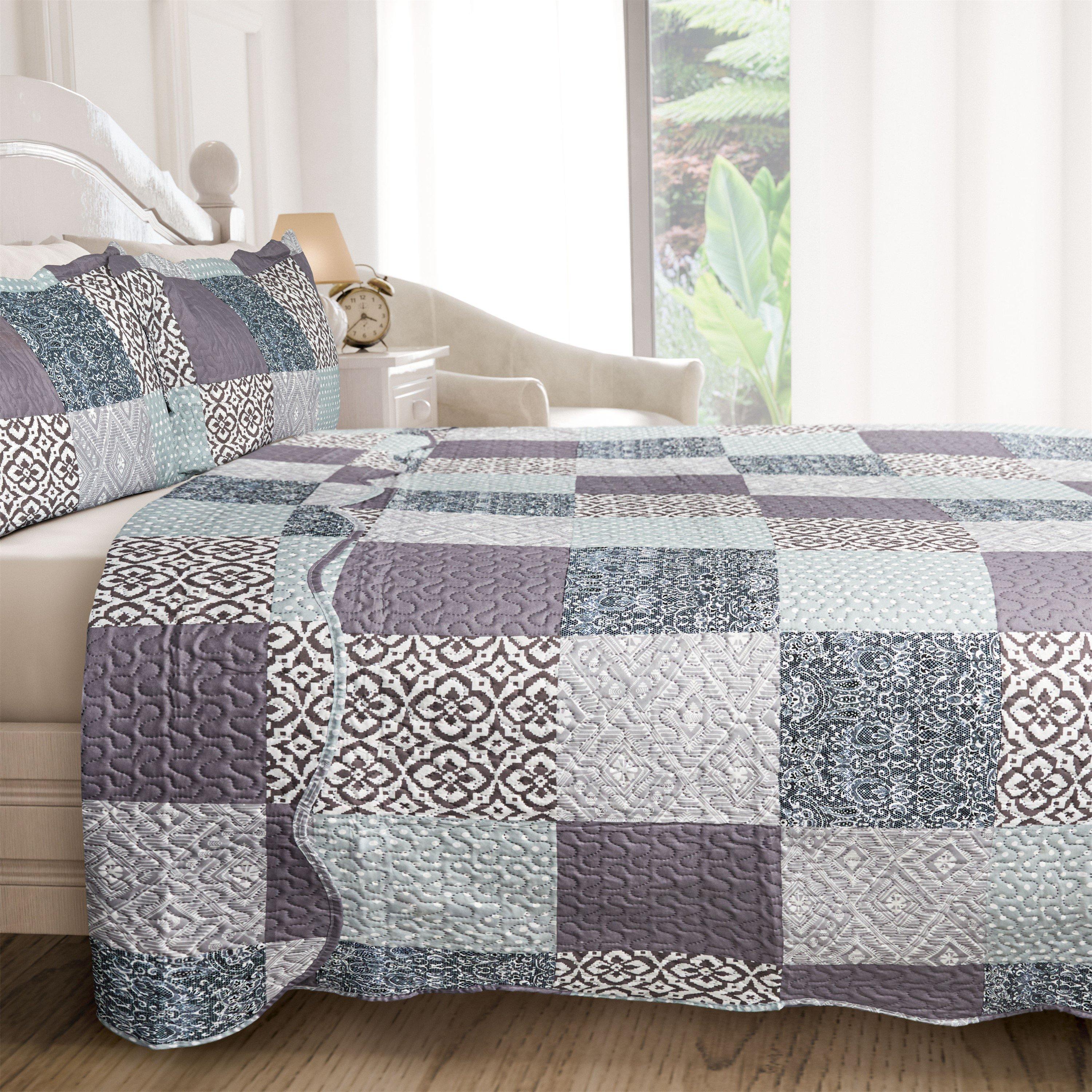 Multi - Emma Barclay - Bedspread Set Patchwork Chiltern - 6