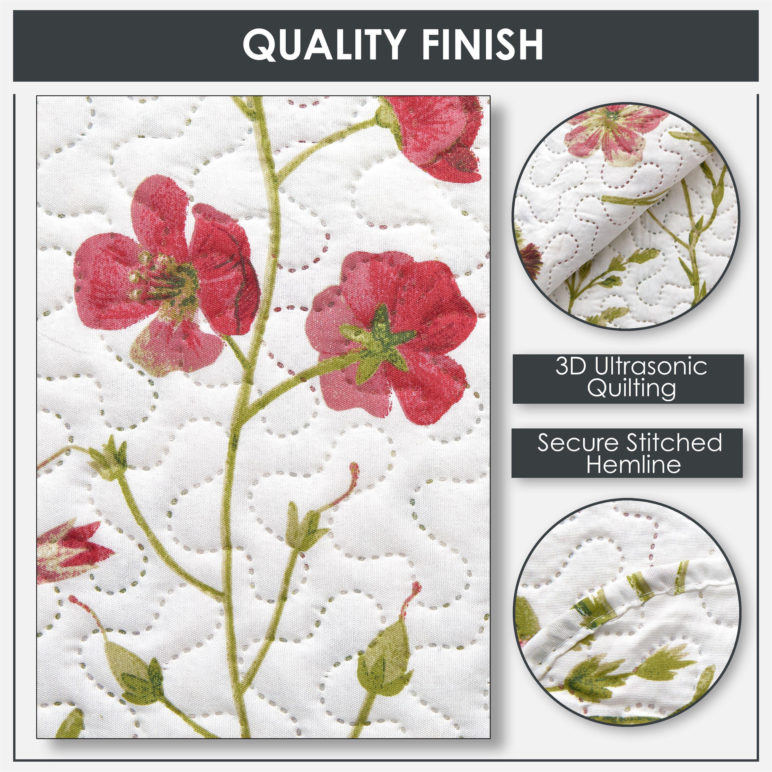 Multi - Emma Barclay - Bedspread Set Patchwork Quilted Poppy - 4