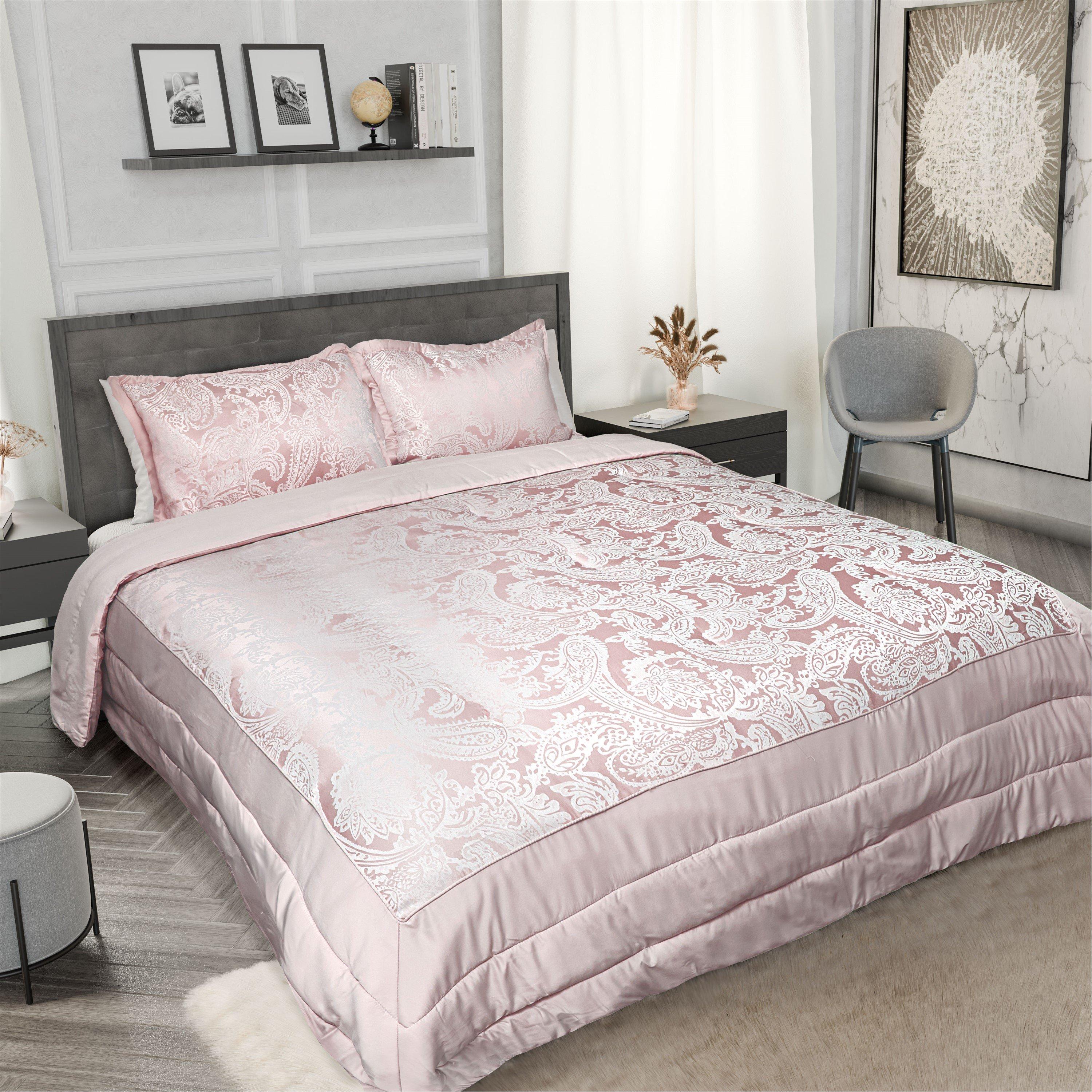Bedspread Set Jacquard Quilted Duchess