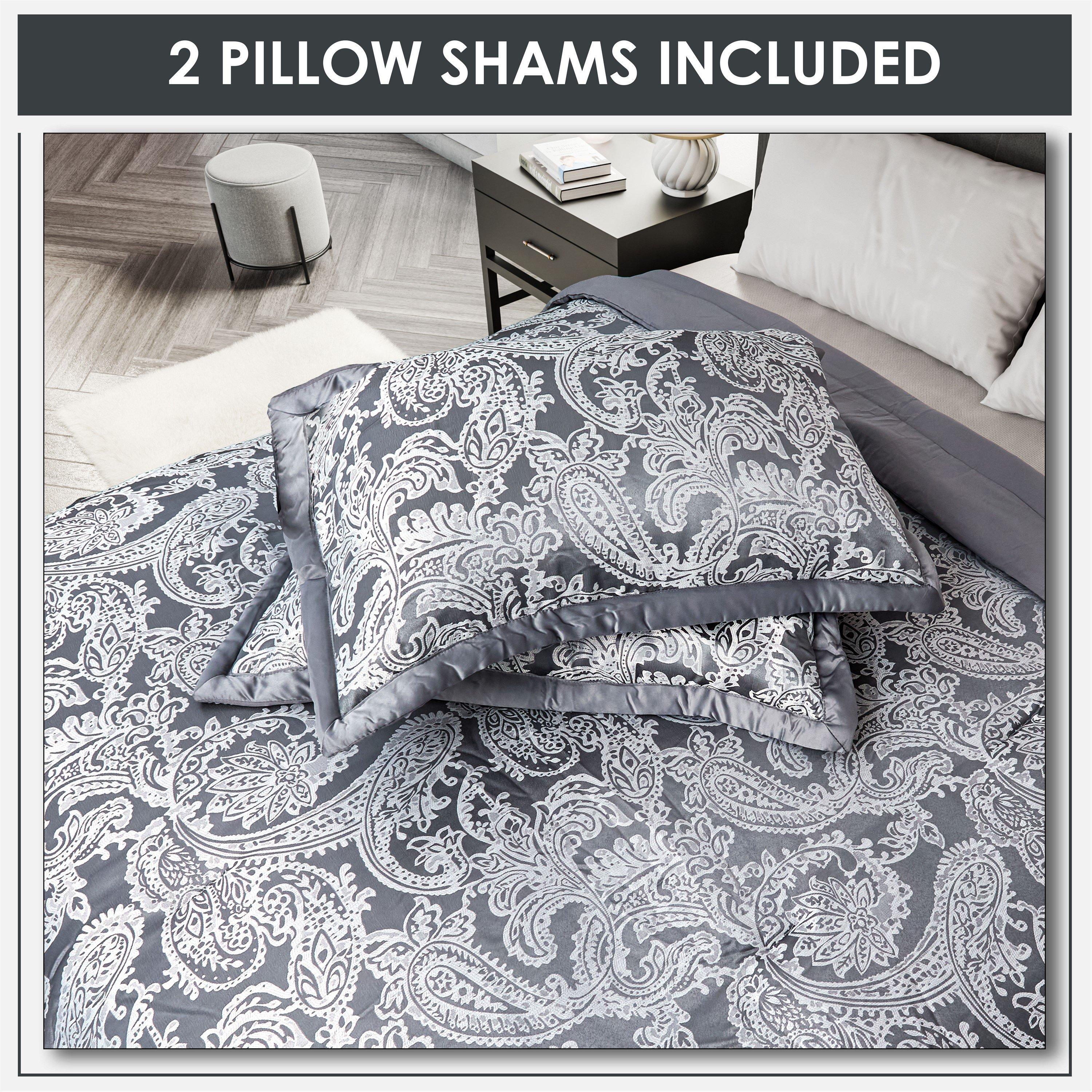 Silver - Emma Barclay - Bedspread Set Jacquard Quilted Duchess - 6