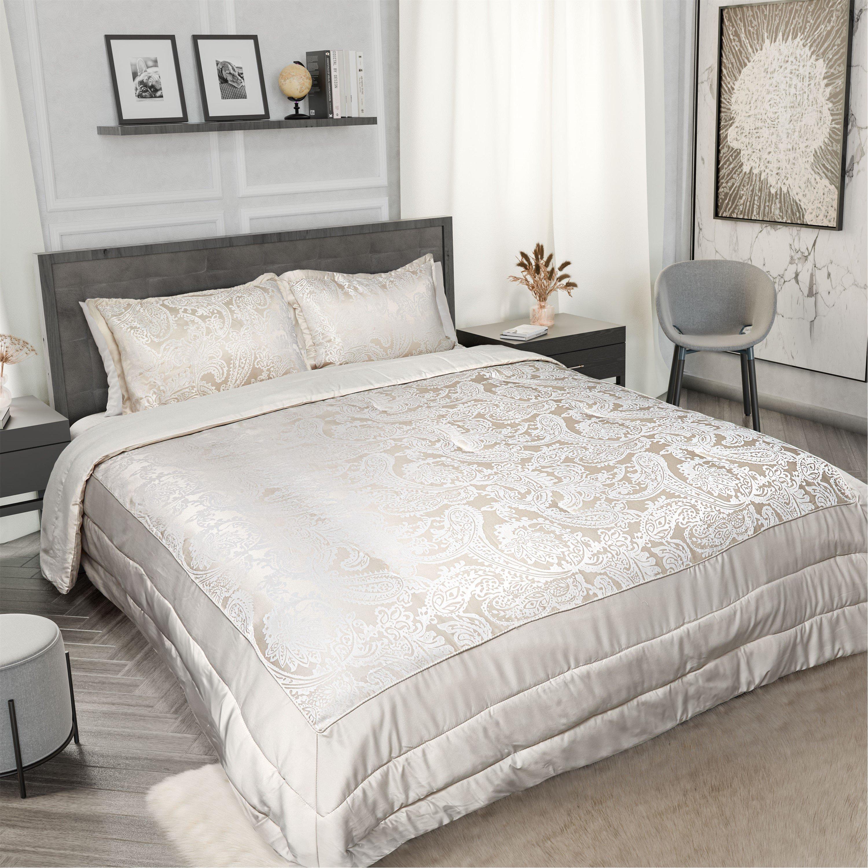 Bedspread Set Jacquard Quilted Duchess