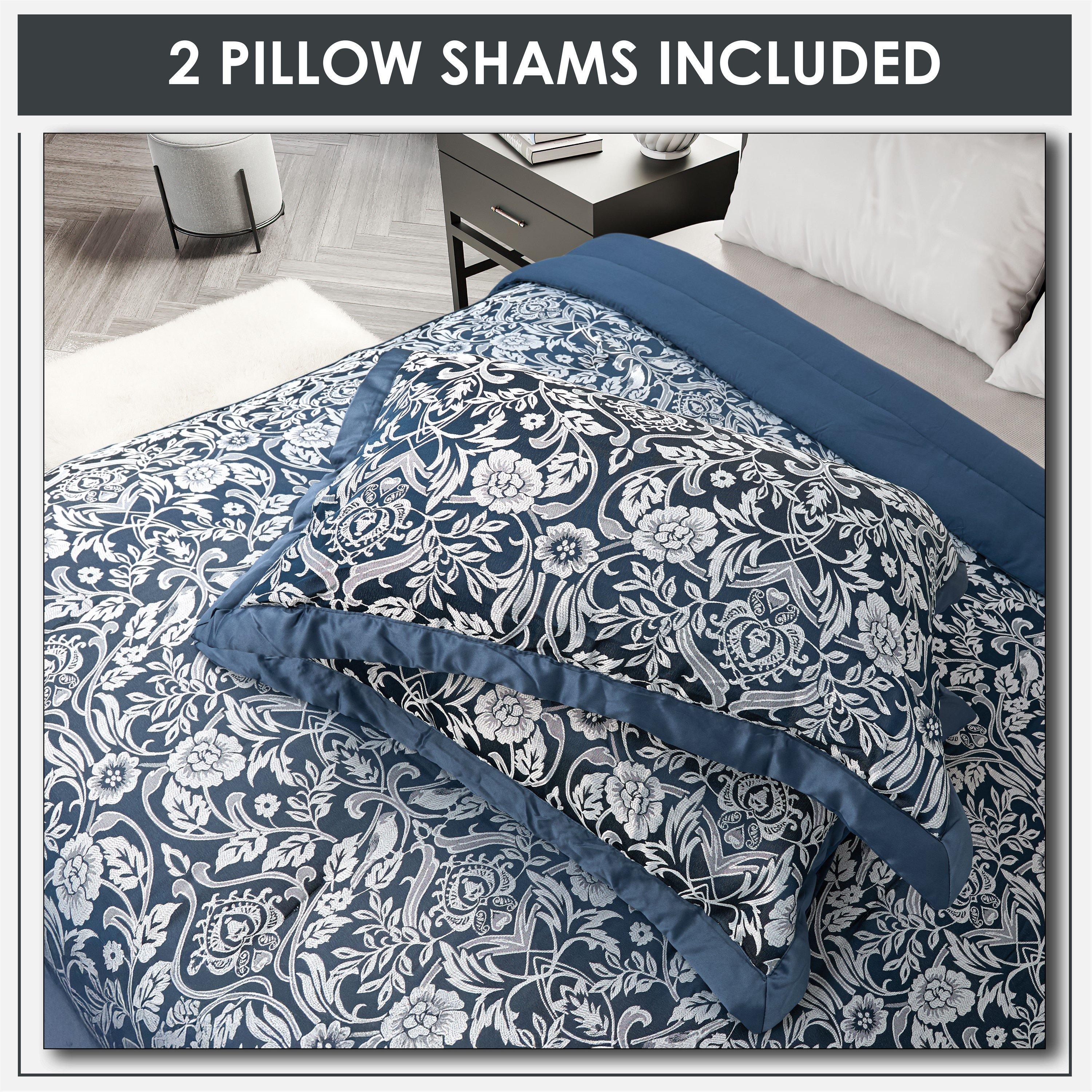 Navy Blue - Emma Barclay - Bedspread Set Jacquard Quilted Eden - 6