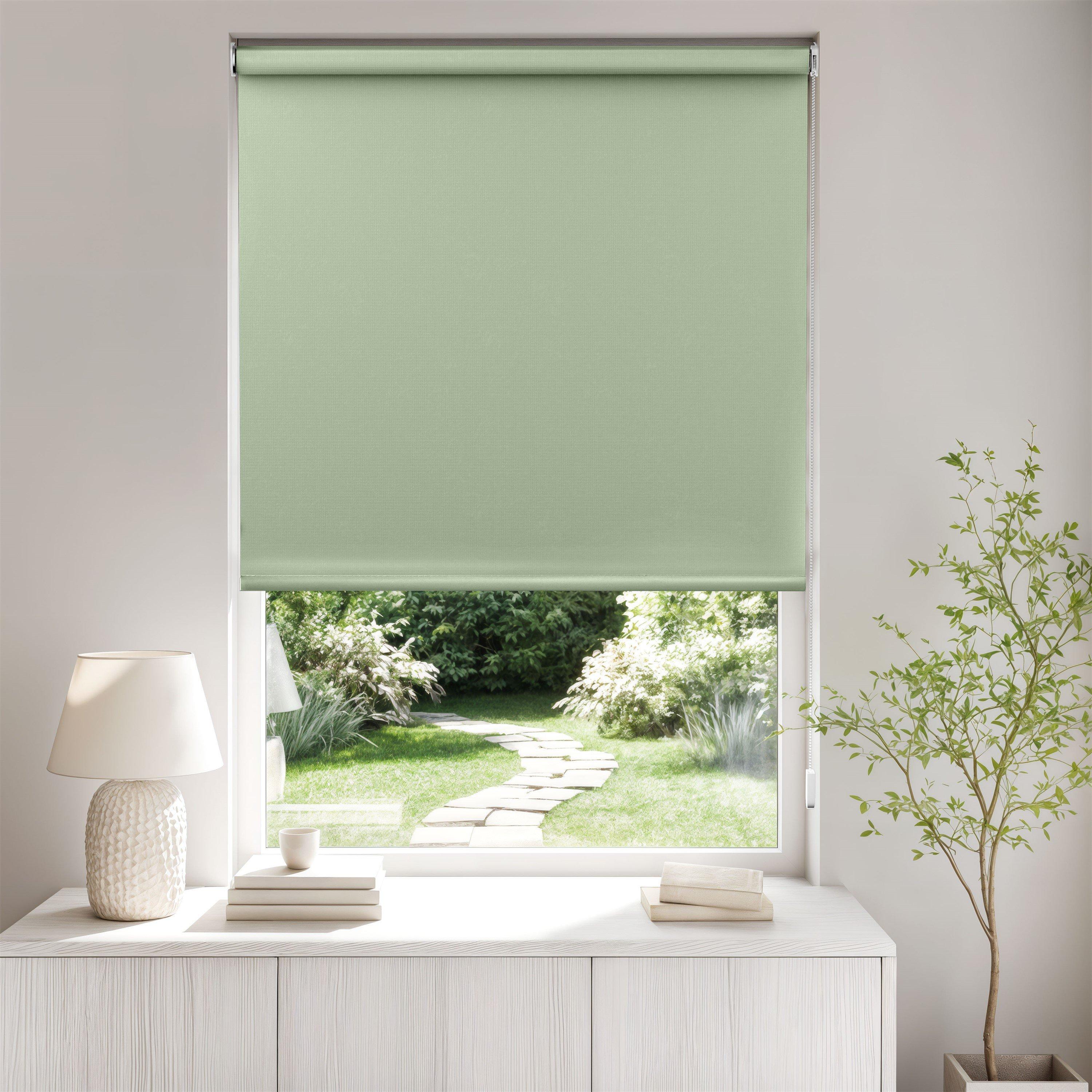 Sage Green - Emma Barclay - Blackout Roller Blind Thermal - 5